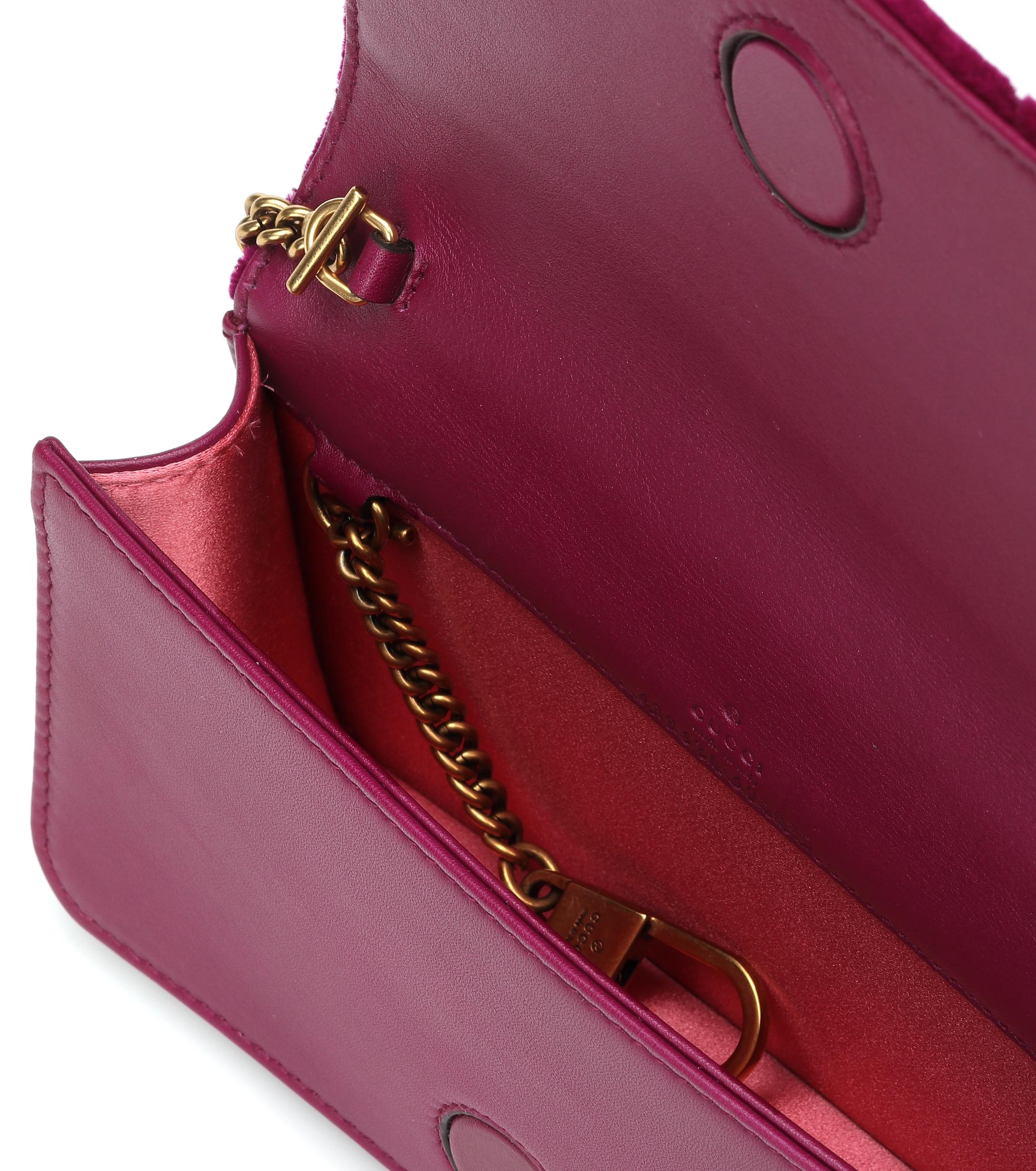 Gucci GG Marmont Super Mini Shoulder Bag Lyst Gucci GG Marmont Super Mini Shoulder Bag Lyst