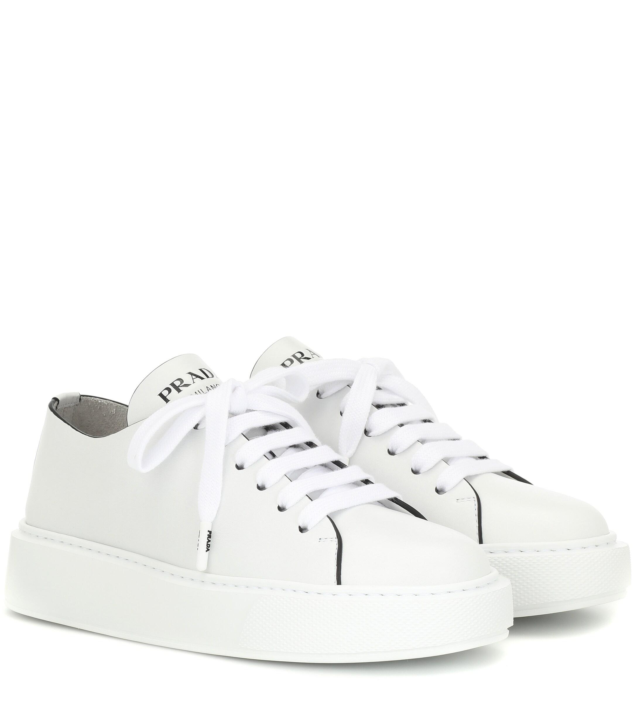 white prada sneaker
