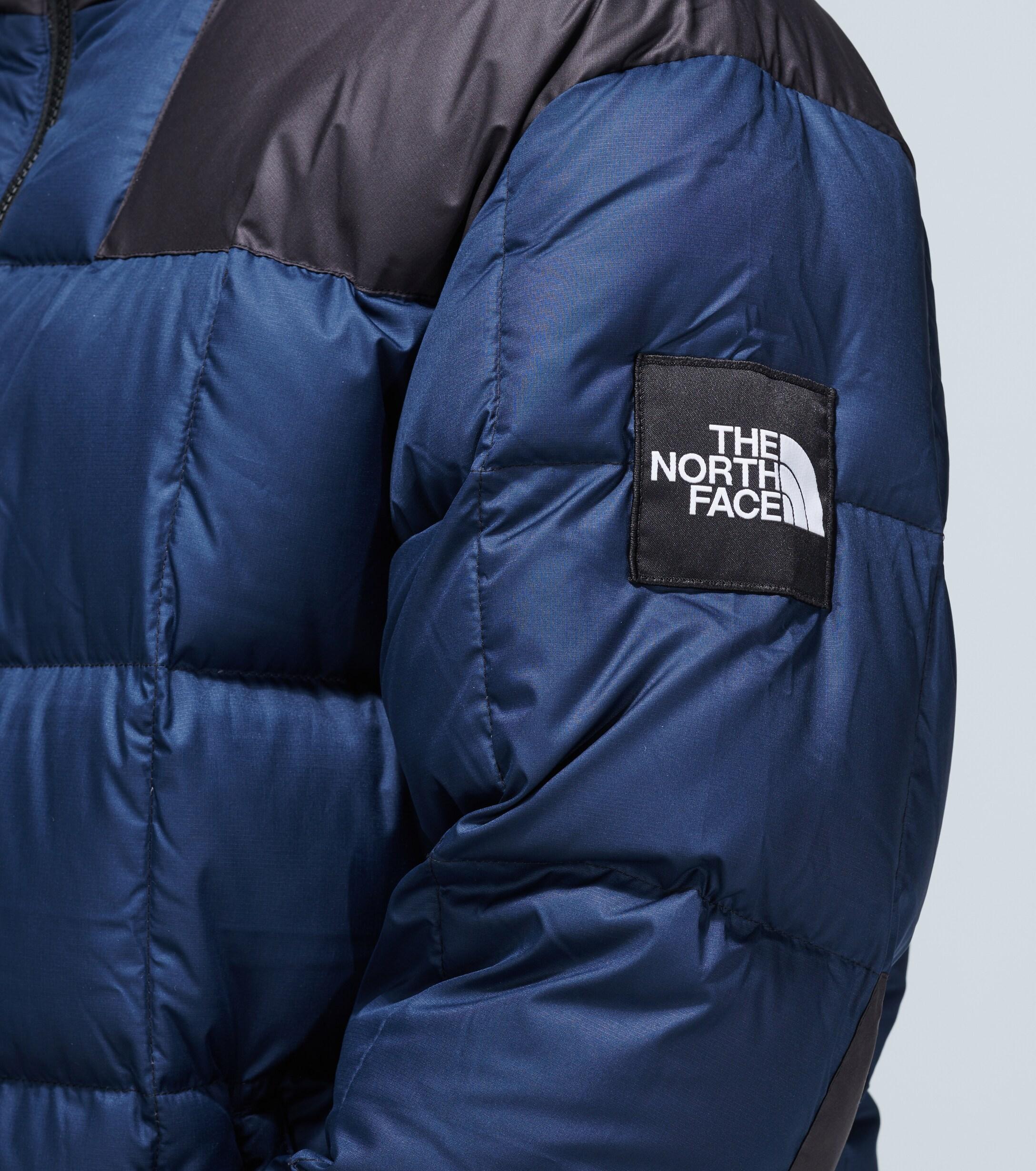 The North Face Lhotse Padded Colour-blocked Shell-down Jacket in Blue for  Men | Lyst