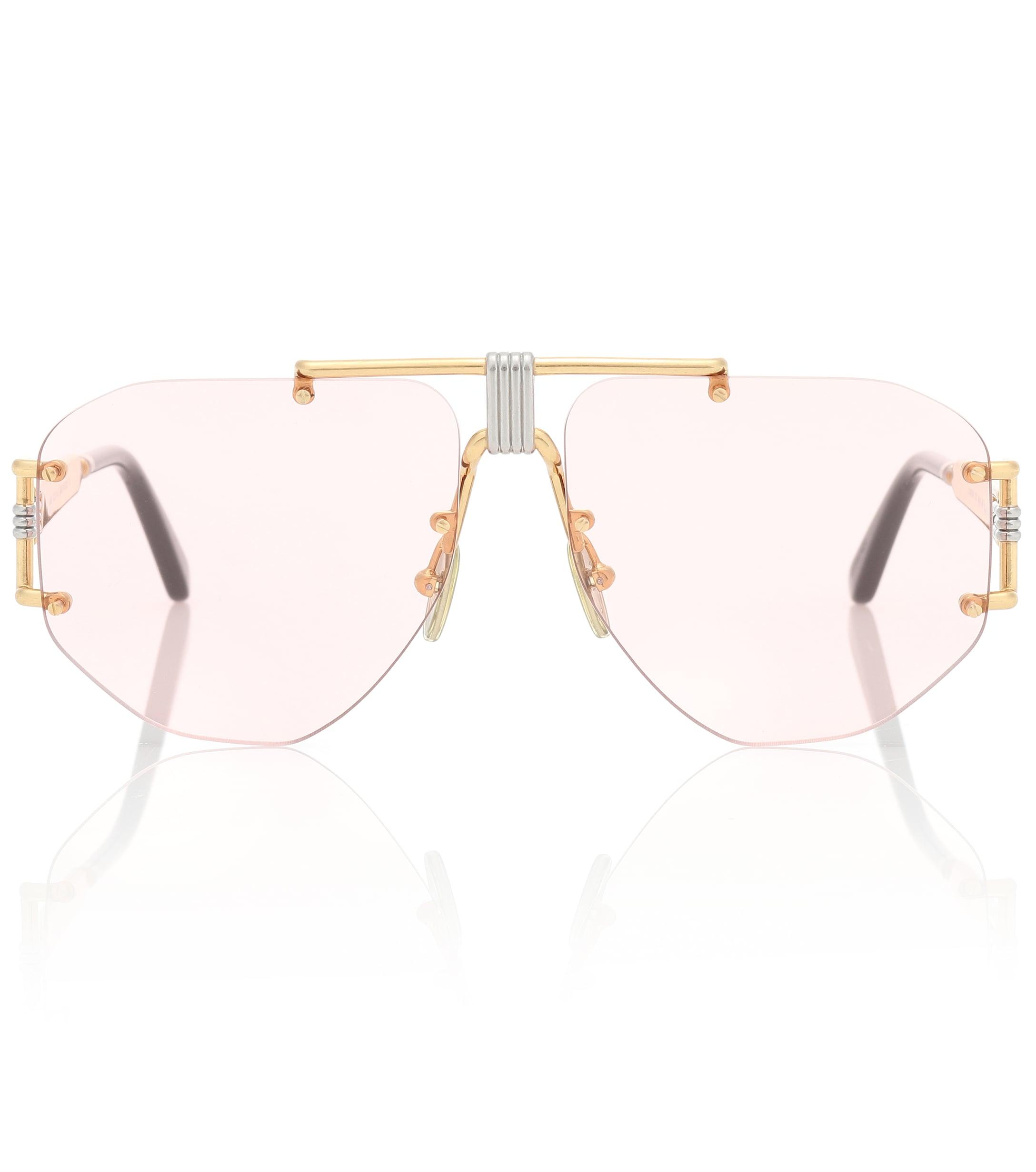 Aviator Sunglasses Pink Lyst