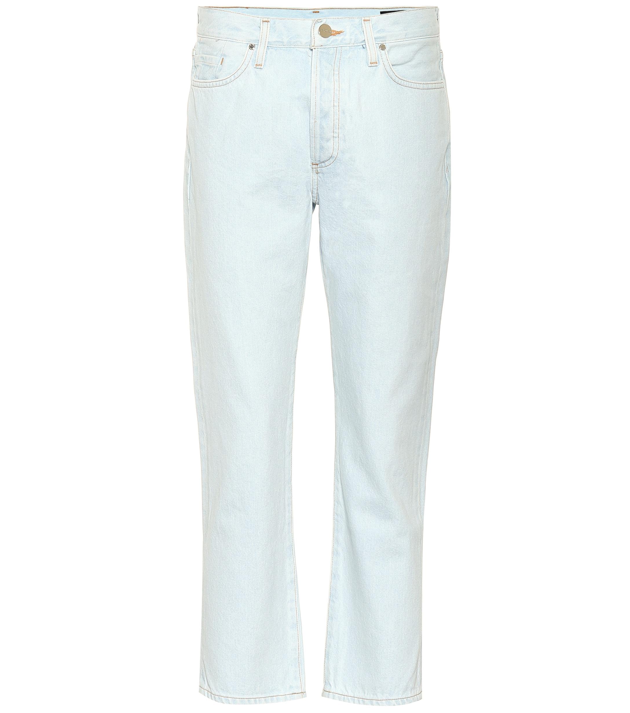 Goldsign Denim The Low Slung Straight Jeans in Blue - Lyst