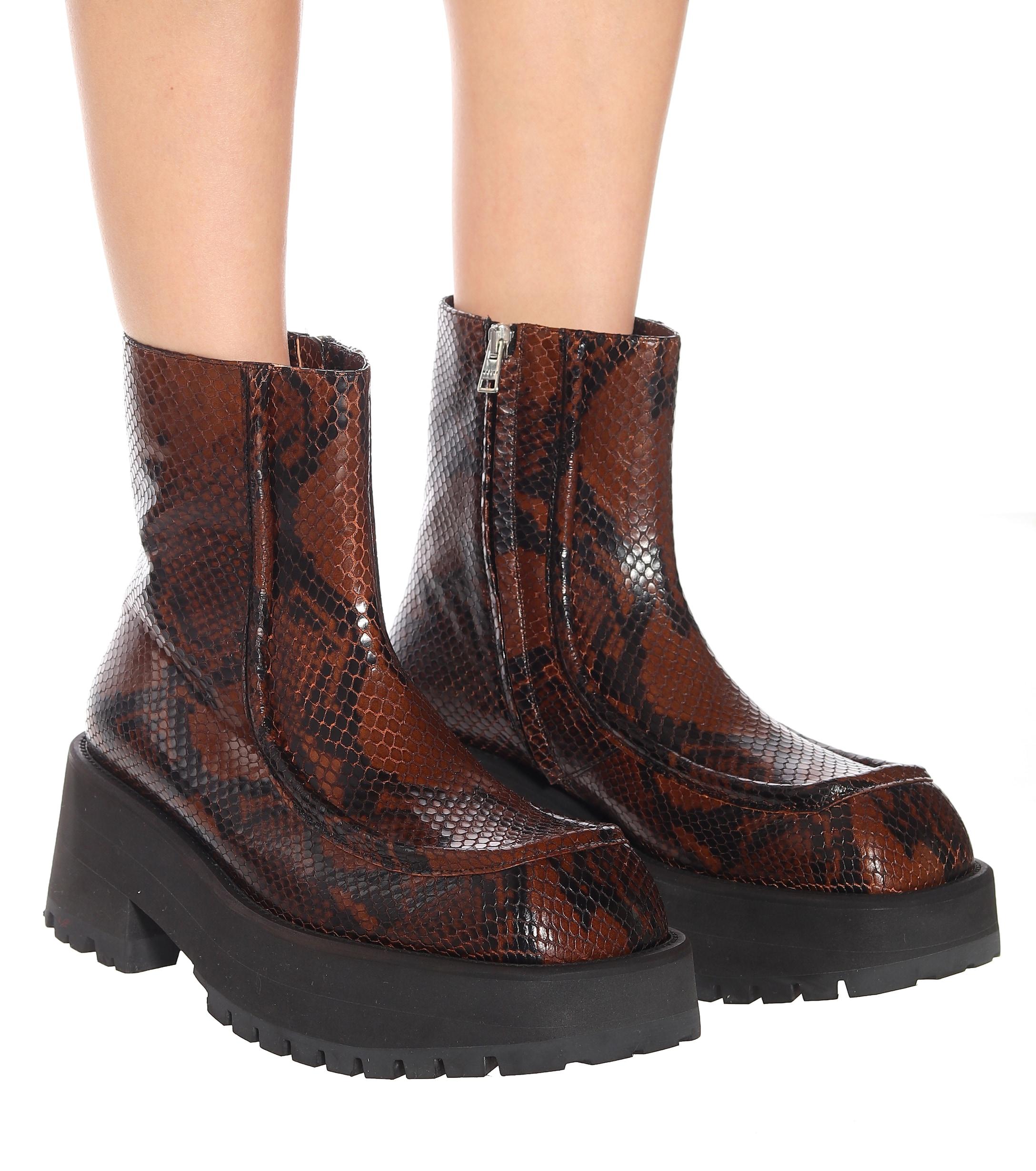 marni python boots