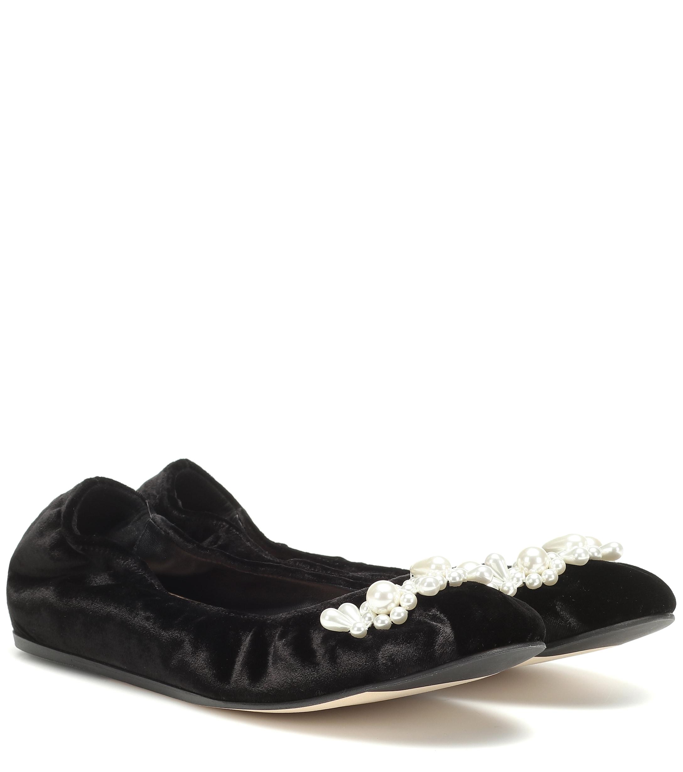rochas ballet flats