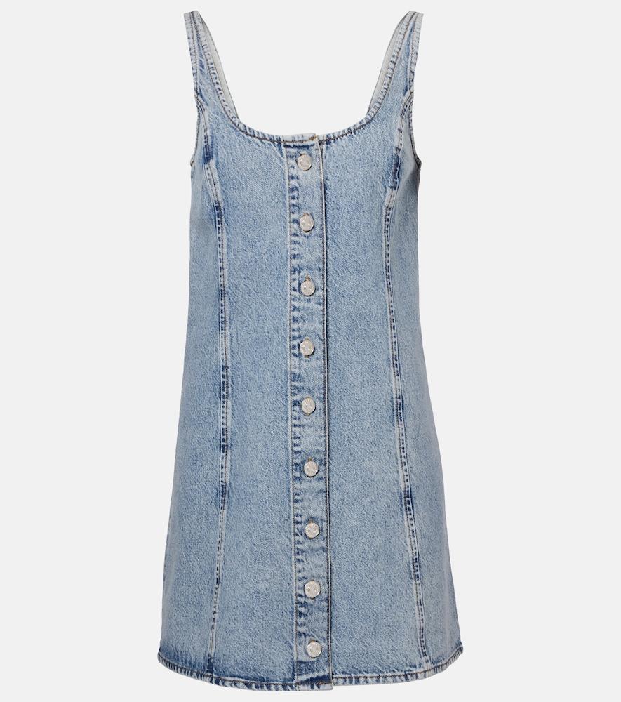 FRAME Denim Shift Dress in Blue | Lyst
