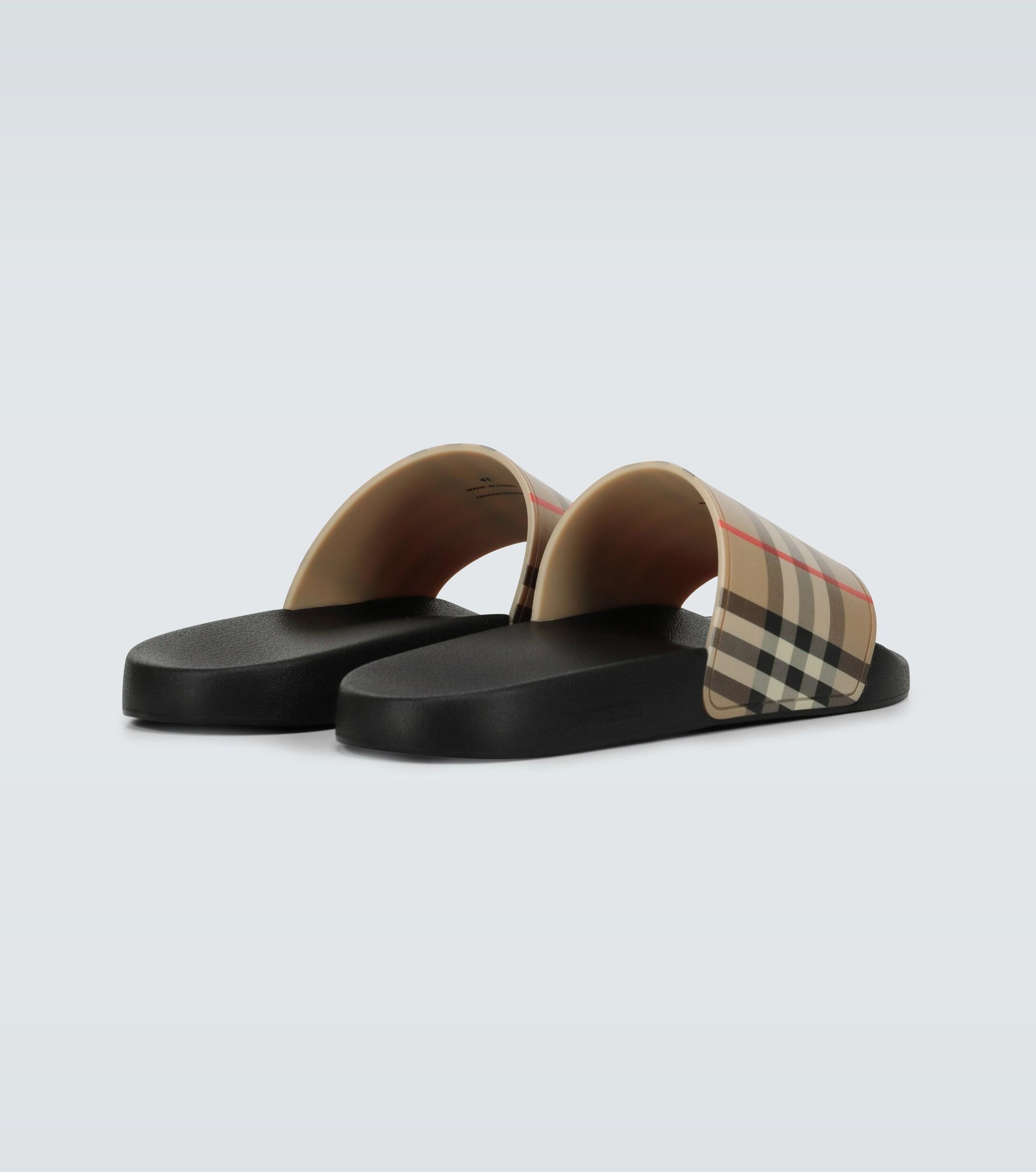 burberry slides