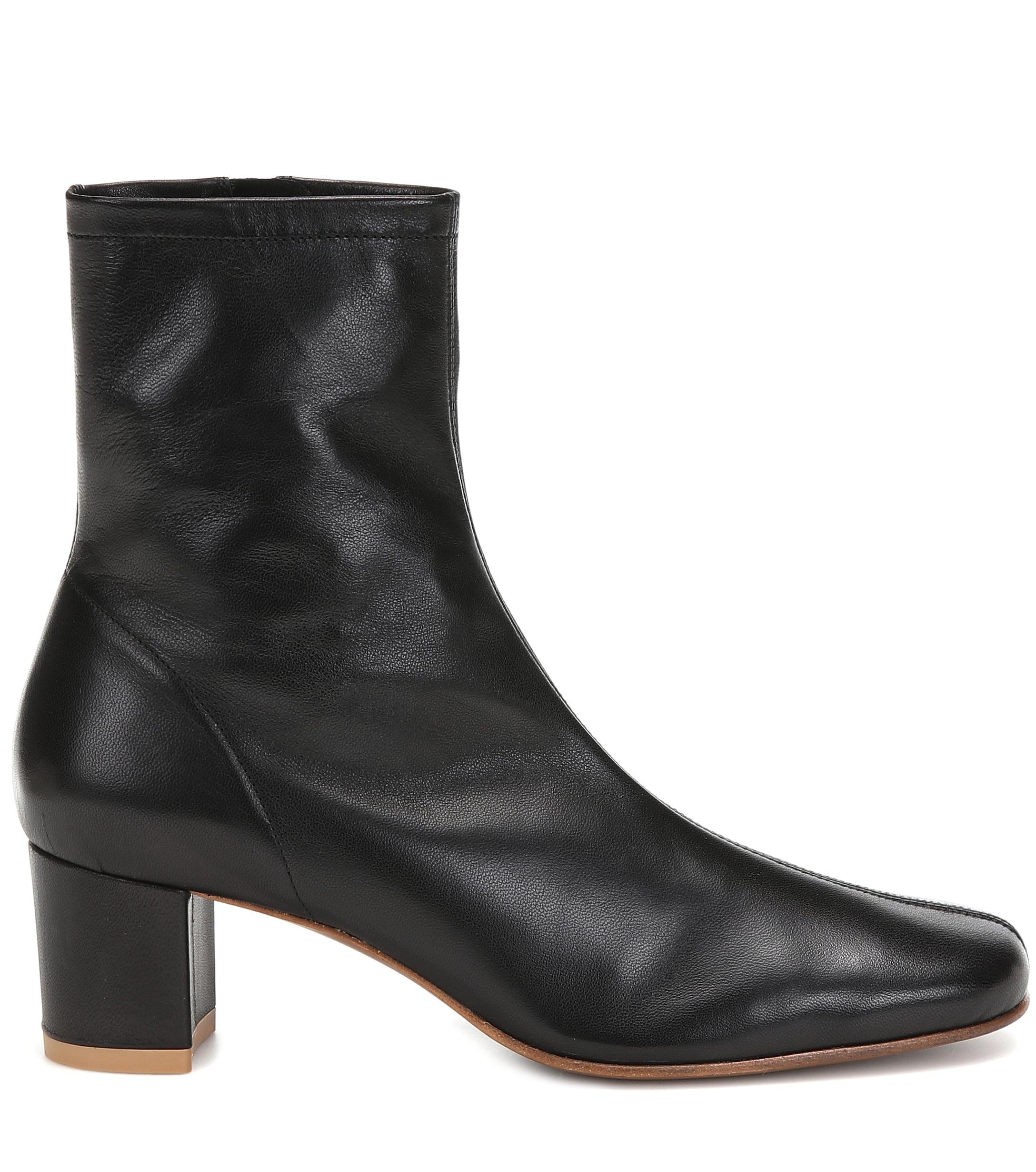 BY FAR Sofia Leather Ankle Boots in Black - Save 36% - Lyst
