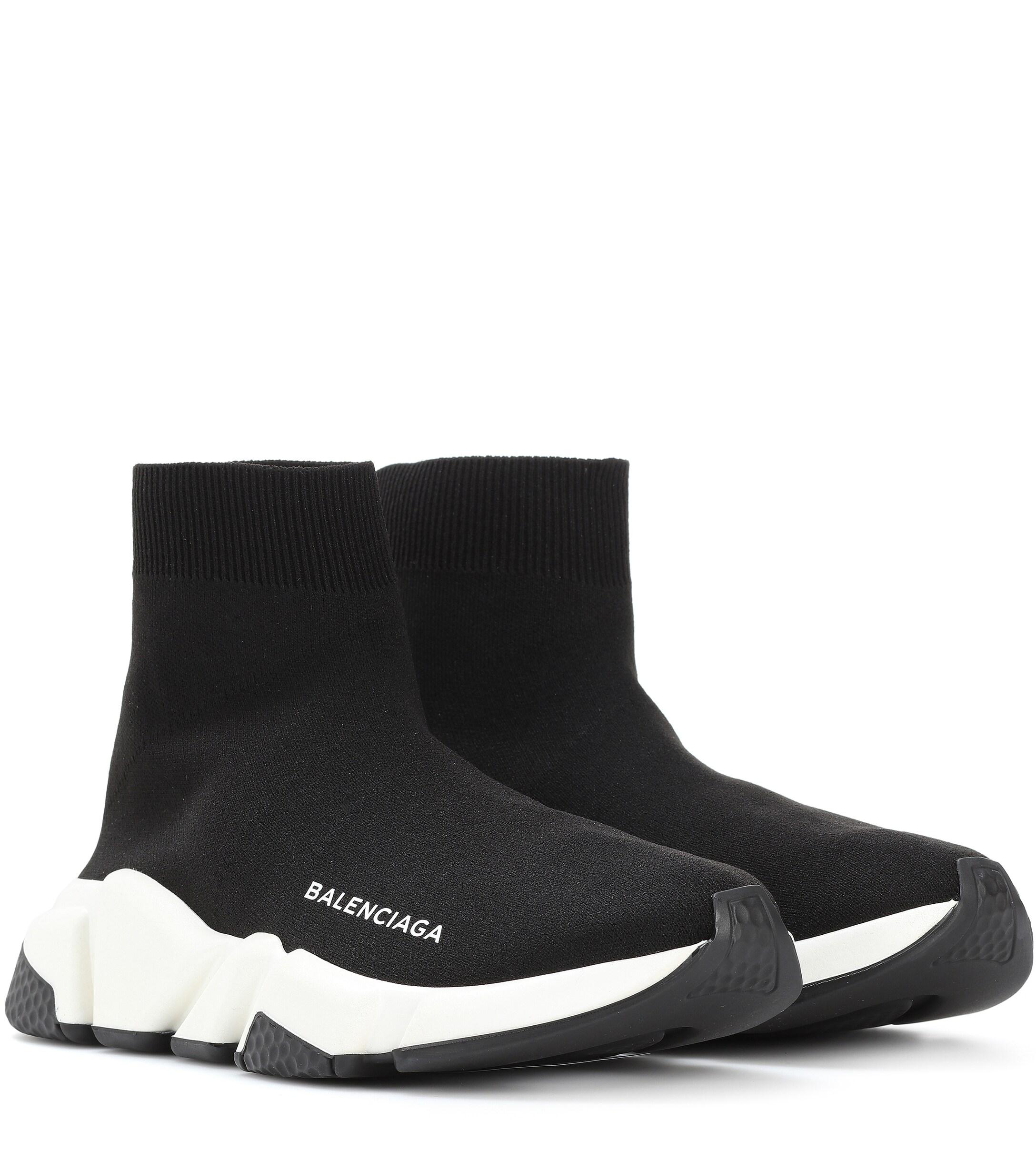 Balenciaga Speed Sneakers in Black - Lyst