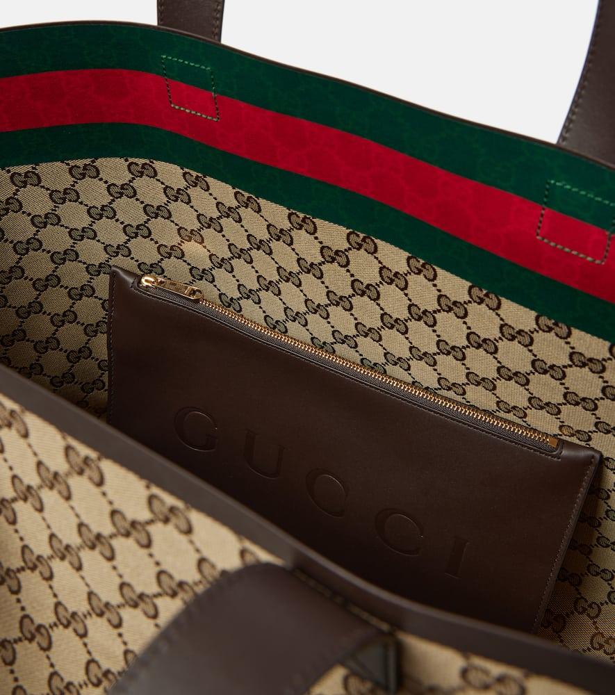 Gucci Totissima Gg Canvas Large Tote Bag in Brown | Lyst