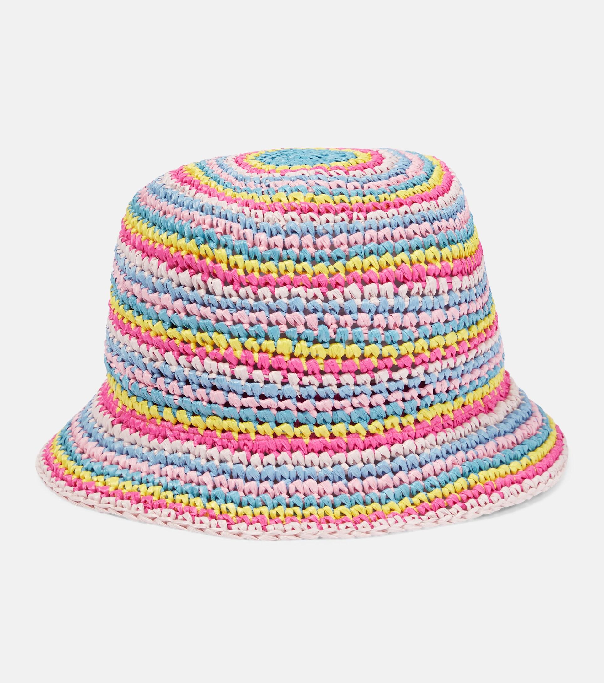 Missoni Knit Bucket Hat in Red | Lyst