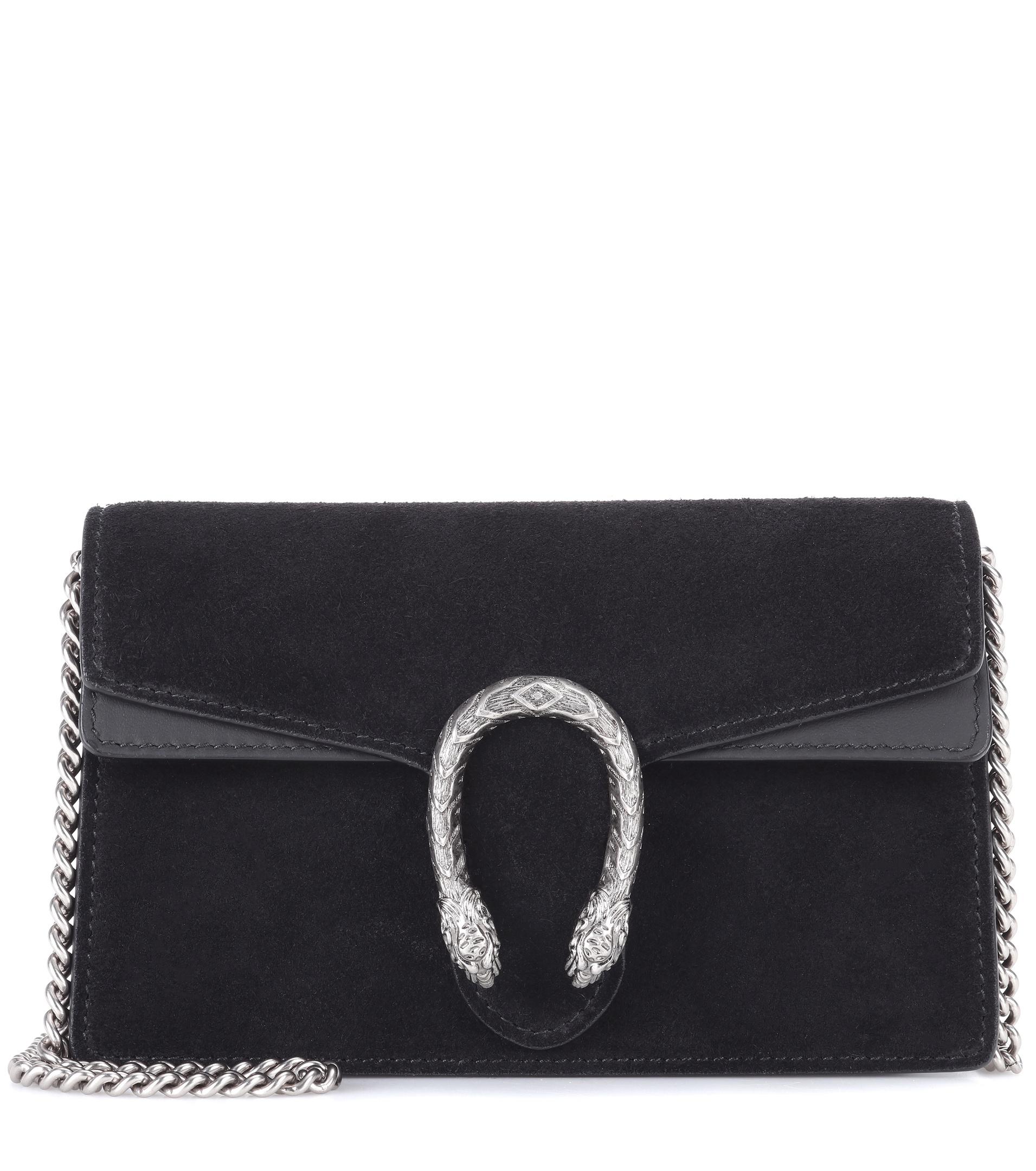 Lyst - Gucci Dionysus Super Mini Shoulder Bag in Black
