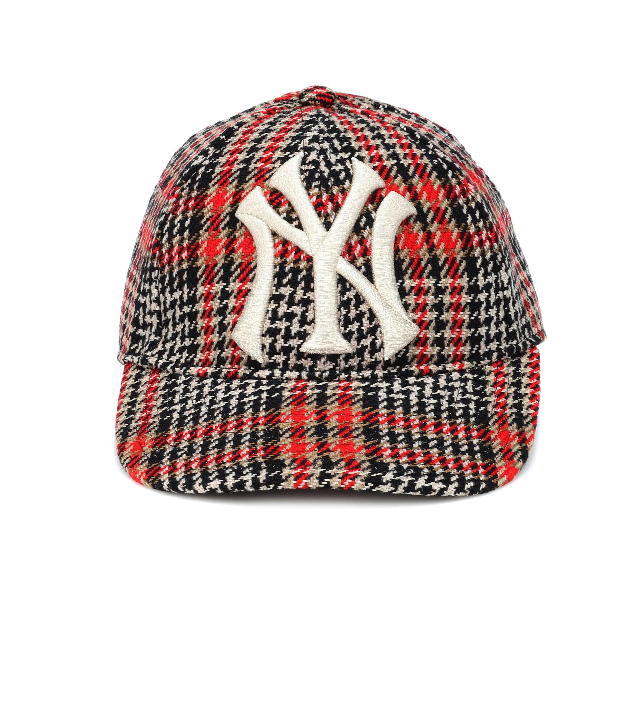 houndstooth baseball cap