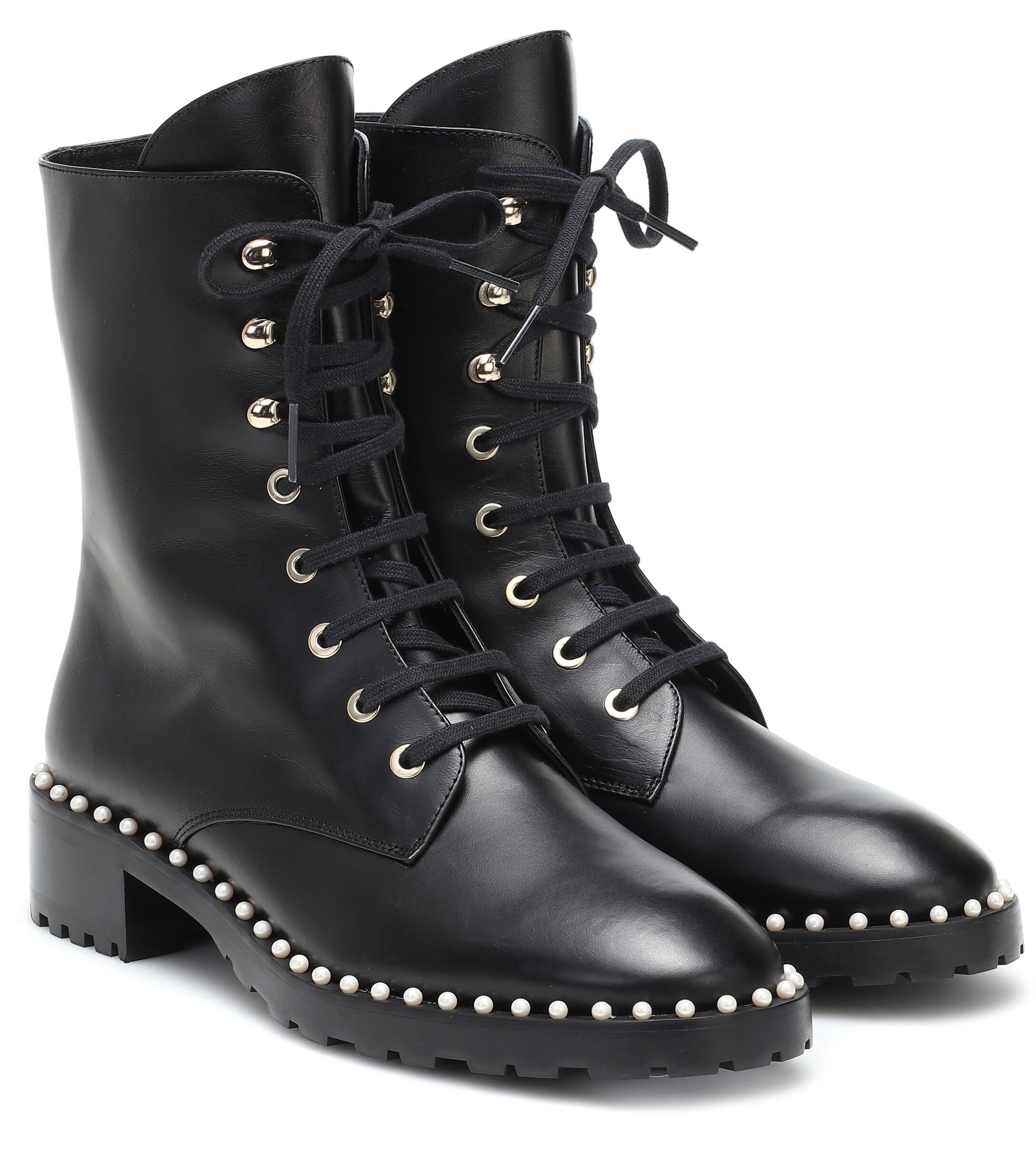 stuart weitzman sondra combat boot