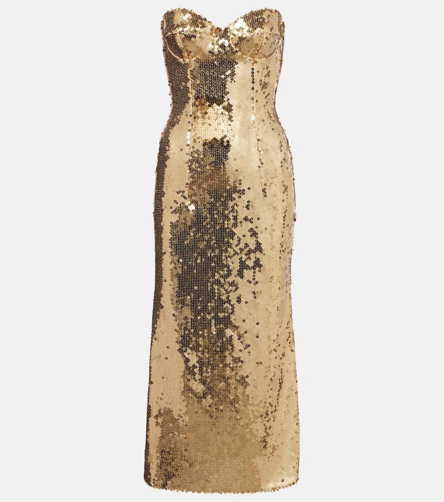 green emerald velvet dress Dolce and Gabbana Metallic Gold Lace Gown