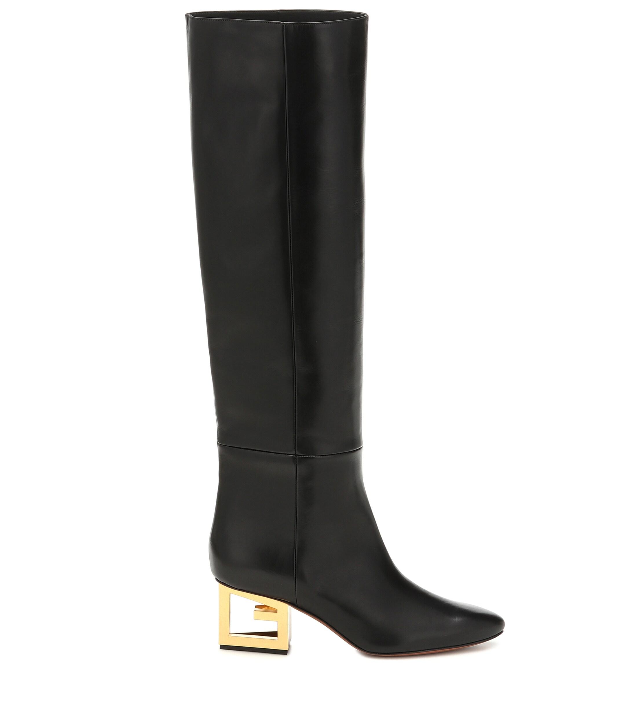 givenchy over the knee rain boots