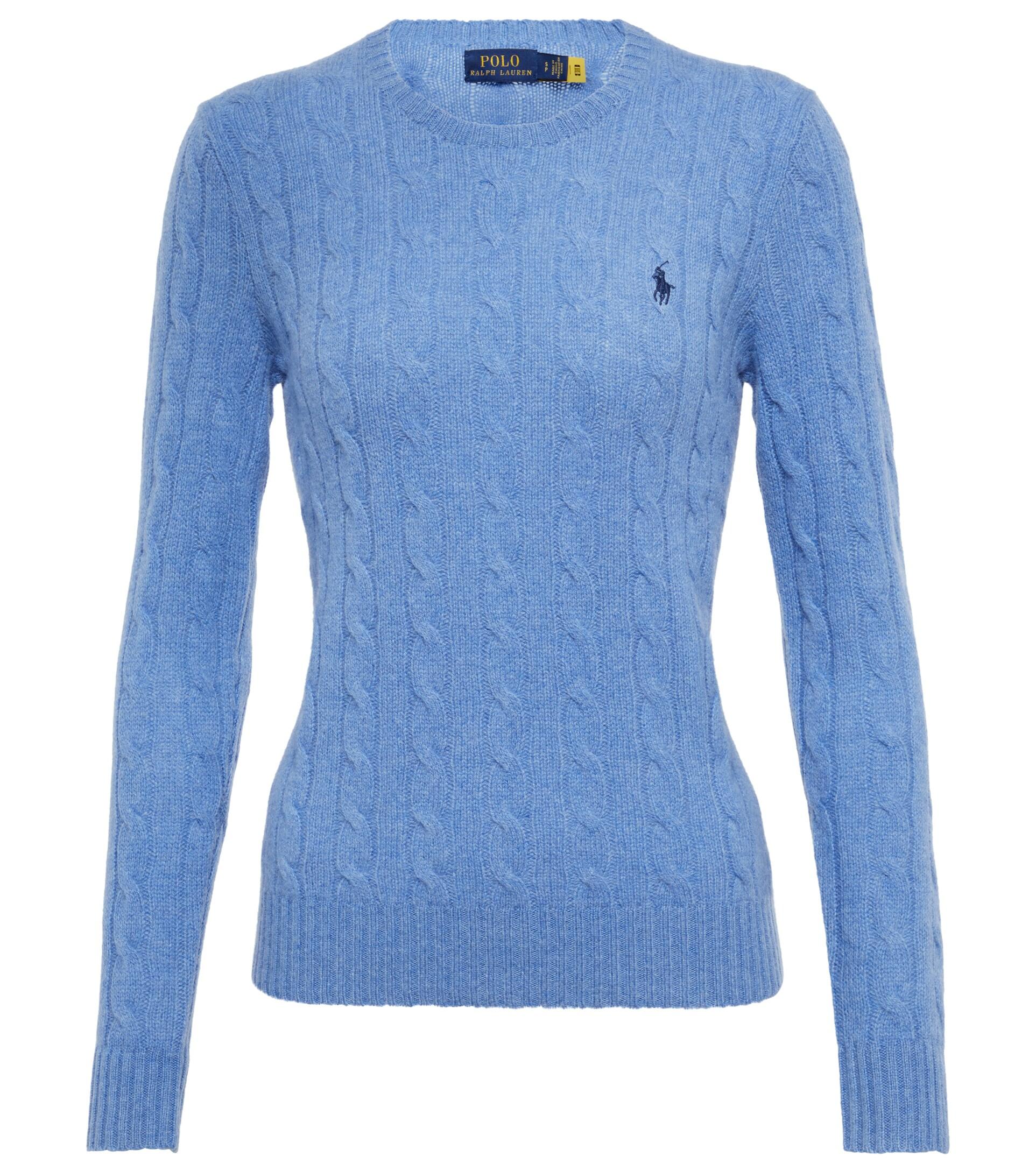 Polo Ralph Lauren Cable-knit Sweater in Blue | Lyst