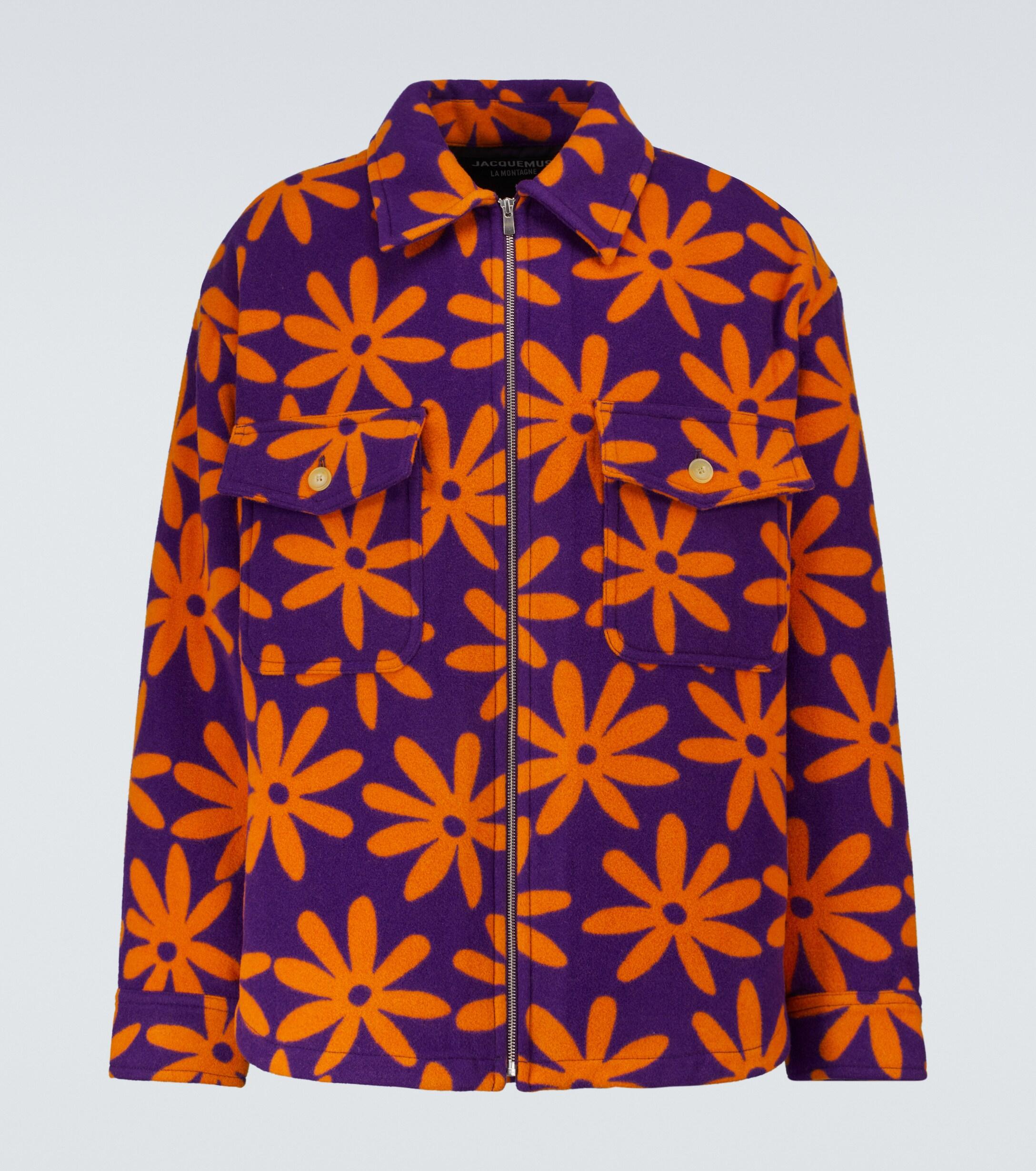 Jacquemus Le Blouson Montagne Printed Jacket in Purple for Men | Lyst