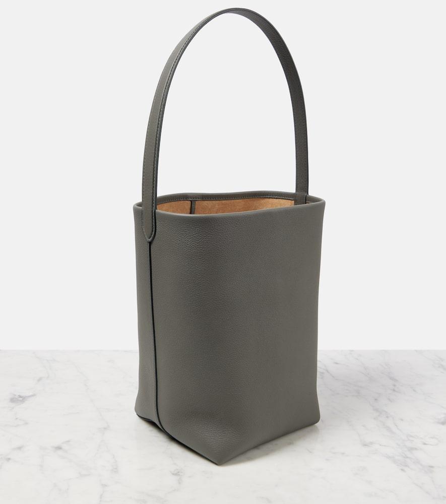 24AW new/The Row パークN/Sミディアムトートバッグ Bag Gray Large N/S Park Tote Bag Grey in Leather – The Row