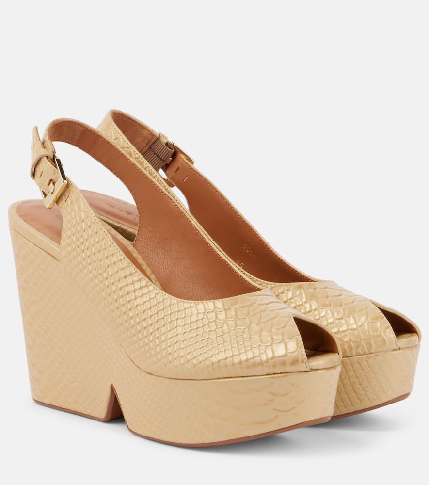 Pumps Robert Clergerie Wedges Robert Clergerie Wedge Sandals Size EU