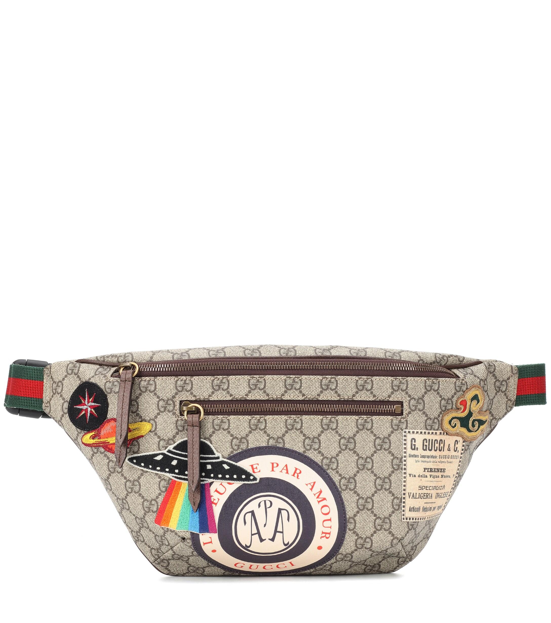 gucci patch waist pack