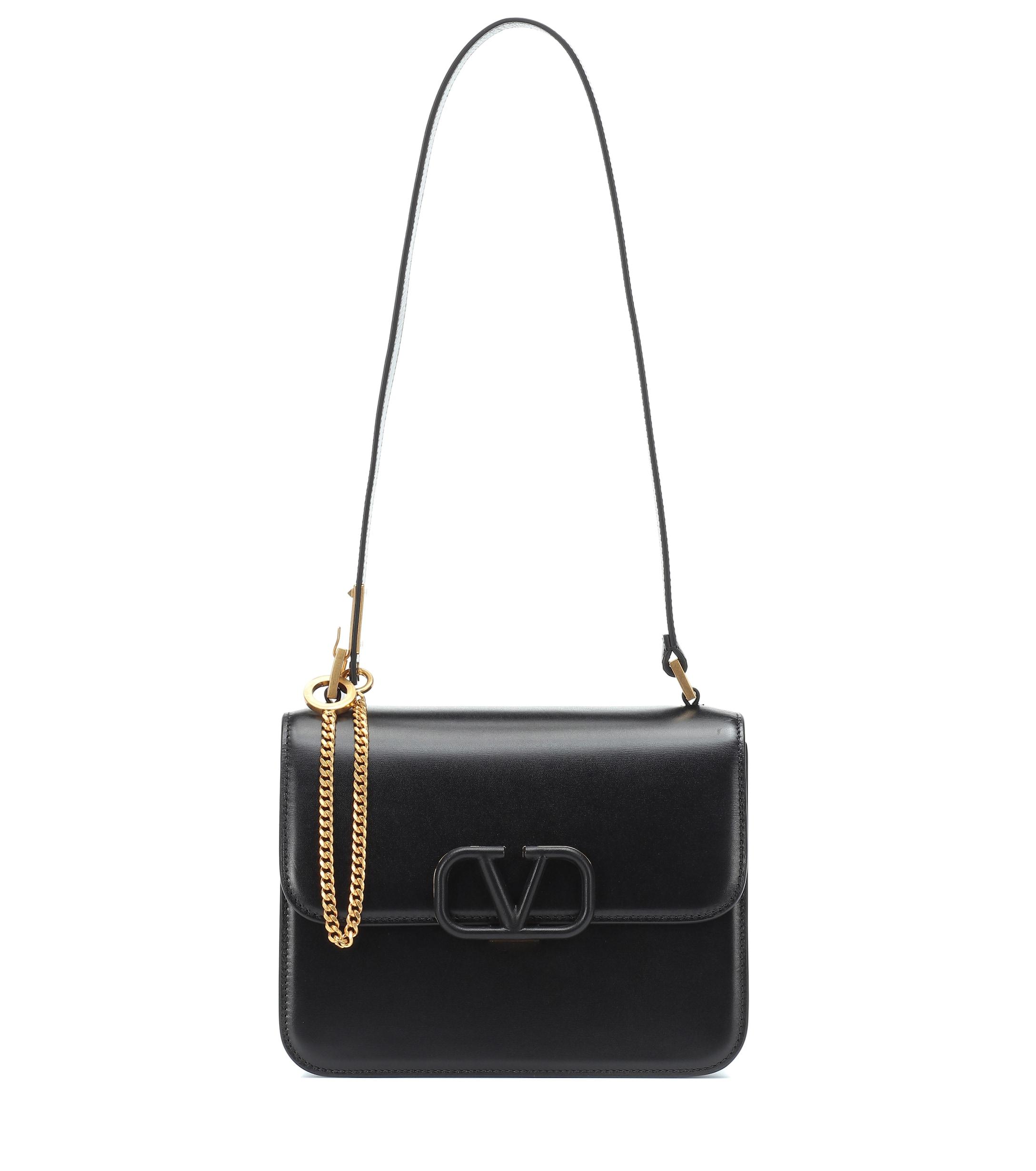 Valentino Garavani V Sling Crossbody Bag Leather Black - Lyst