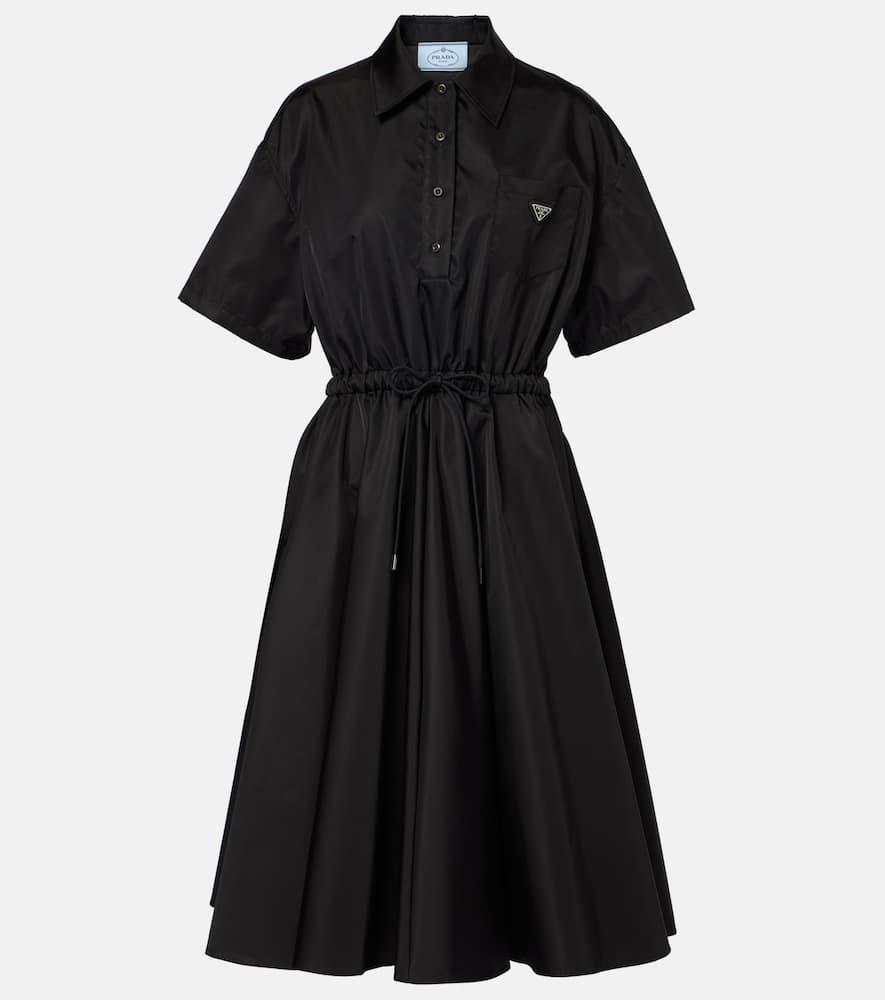 ワンピース Prada Sand Cotton Shirt Dress Prada off-shoulder Cotton Shirt Dress | White | FARFETCH