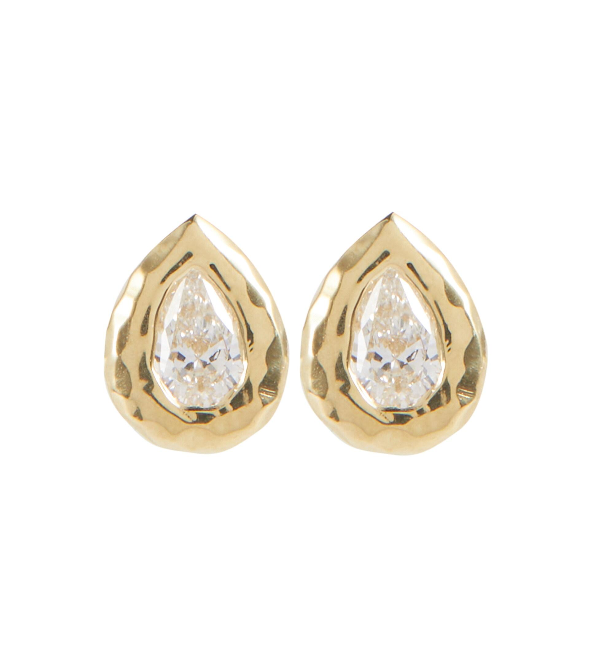 Octavia Elizabeth Nesting Gem 18kt Gold Earrings With Diamonds in ...