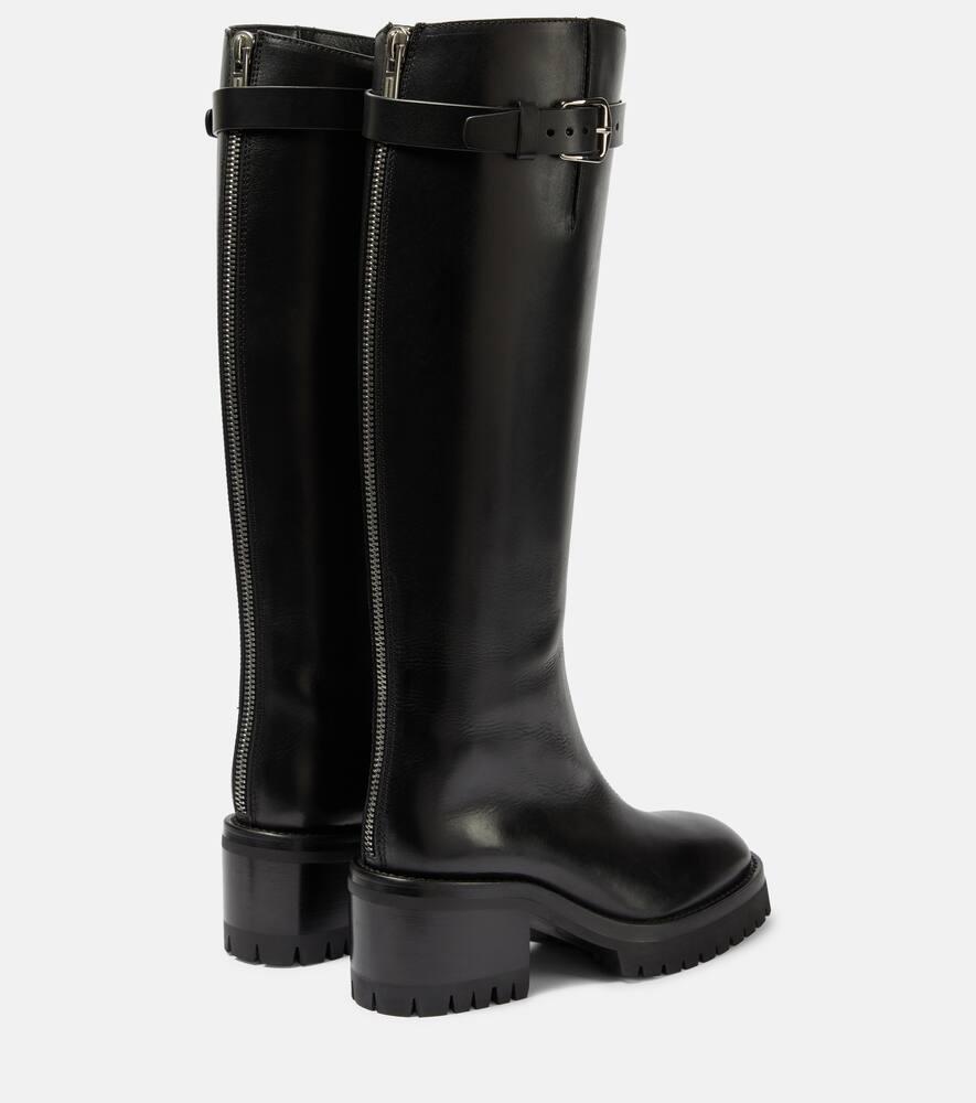 Ann Demeulemeester Tanse Leather Knee High Riding Boots in Black Lyst