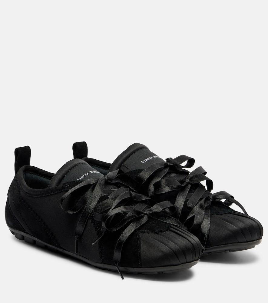 【Simone Rocha】シルバー＆ブラック ClassicTracker スニーカー Simone Rochaのシルバー＆ブラック Classic Tracker スニーカー