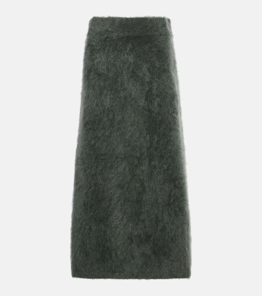 Lisa Yang Women's Torie Cashmere Skirt Brown