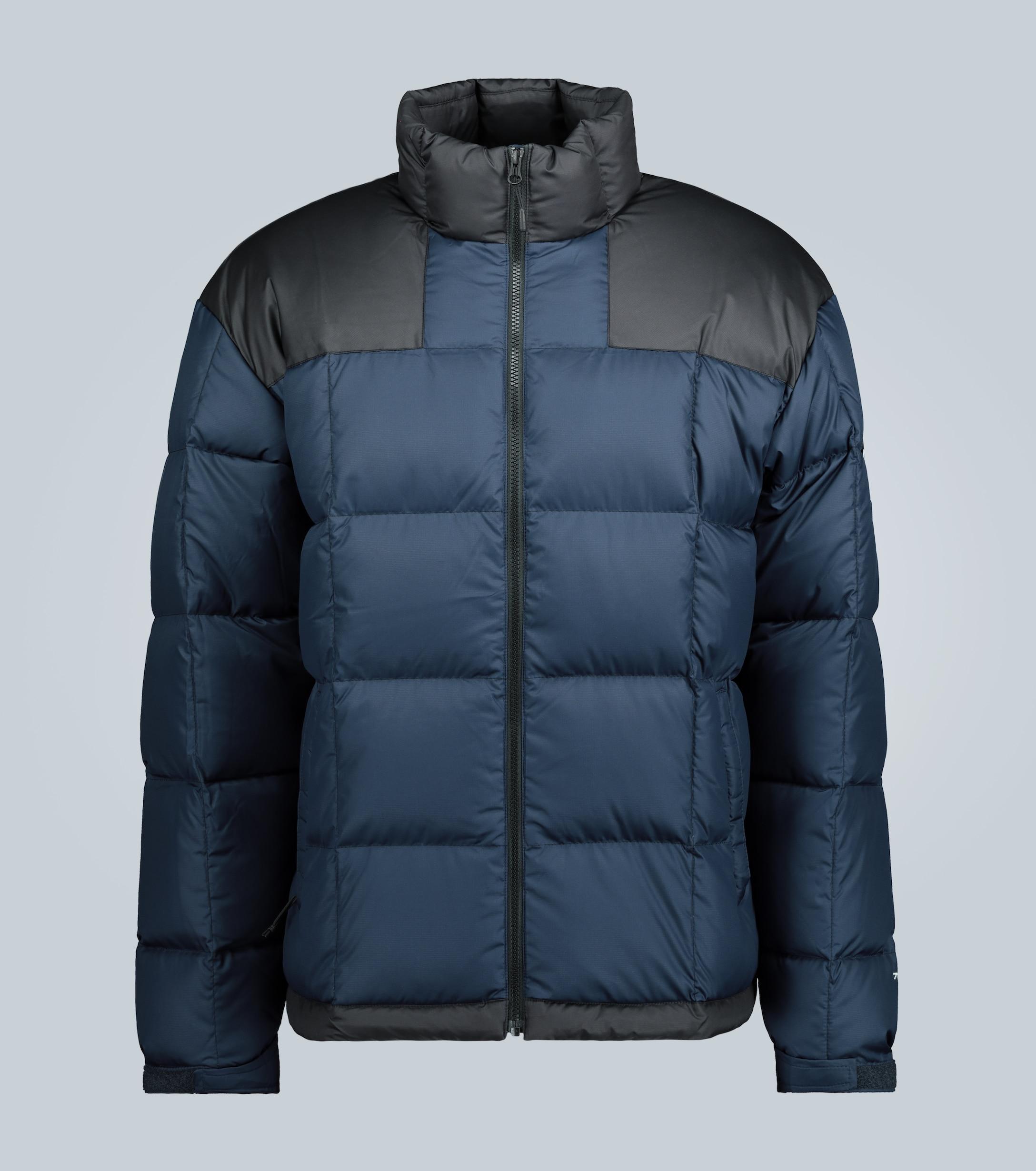 The North Face Lhotse Padded Colour-blocked Shell-down Jacket in Blue for  Men | Lyst