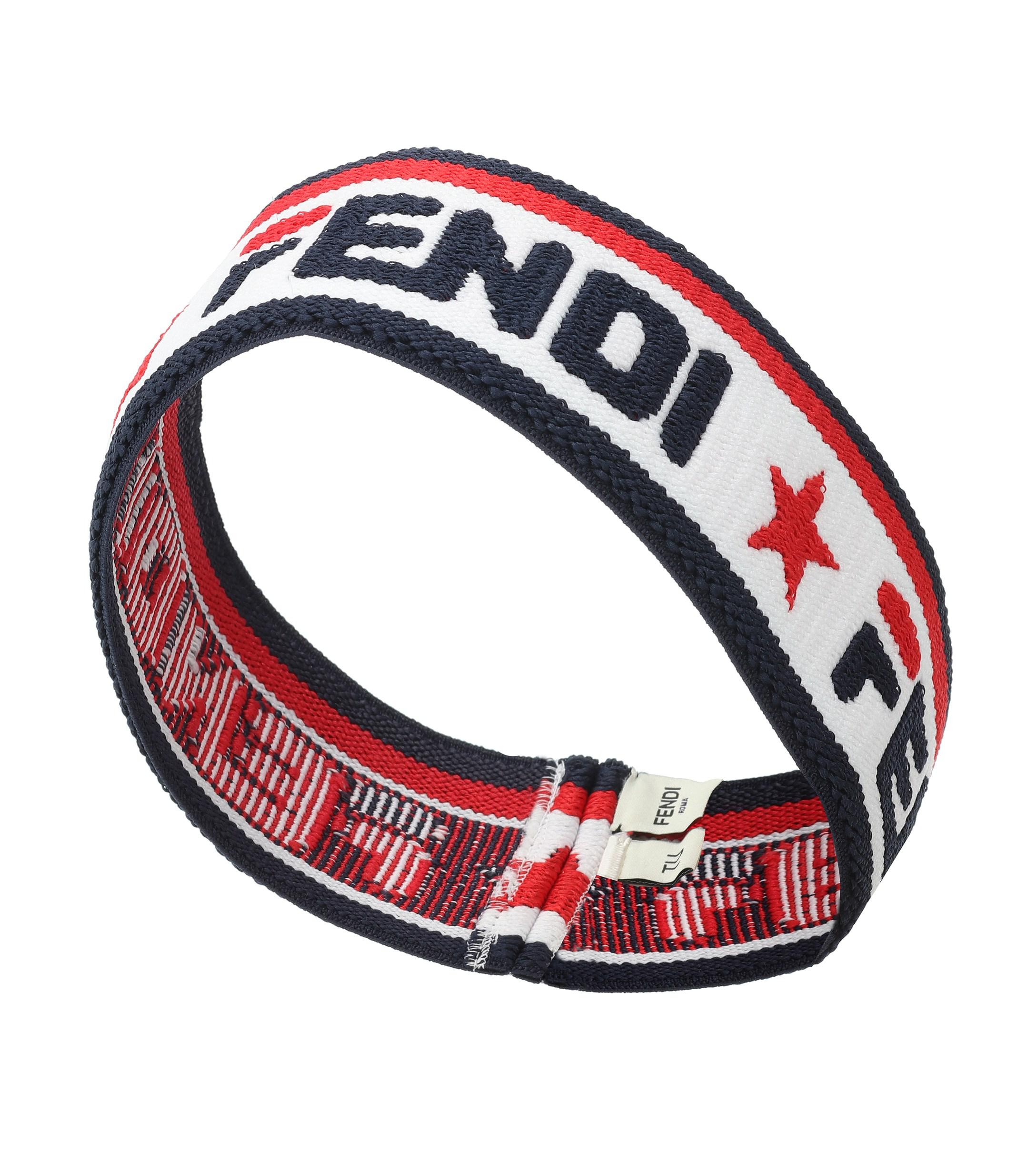 Fendi Synthetic Mania Headband in Red 