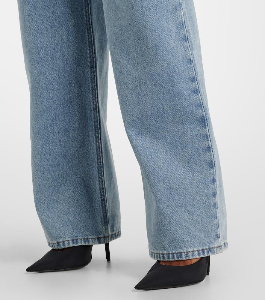 Y. Project Evergreen Cutout Straight Jeans in Blue | Lyst