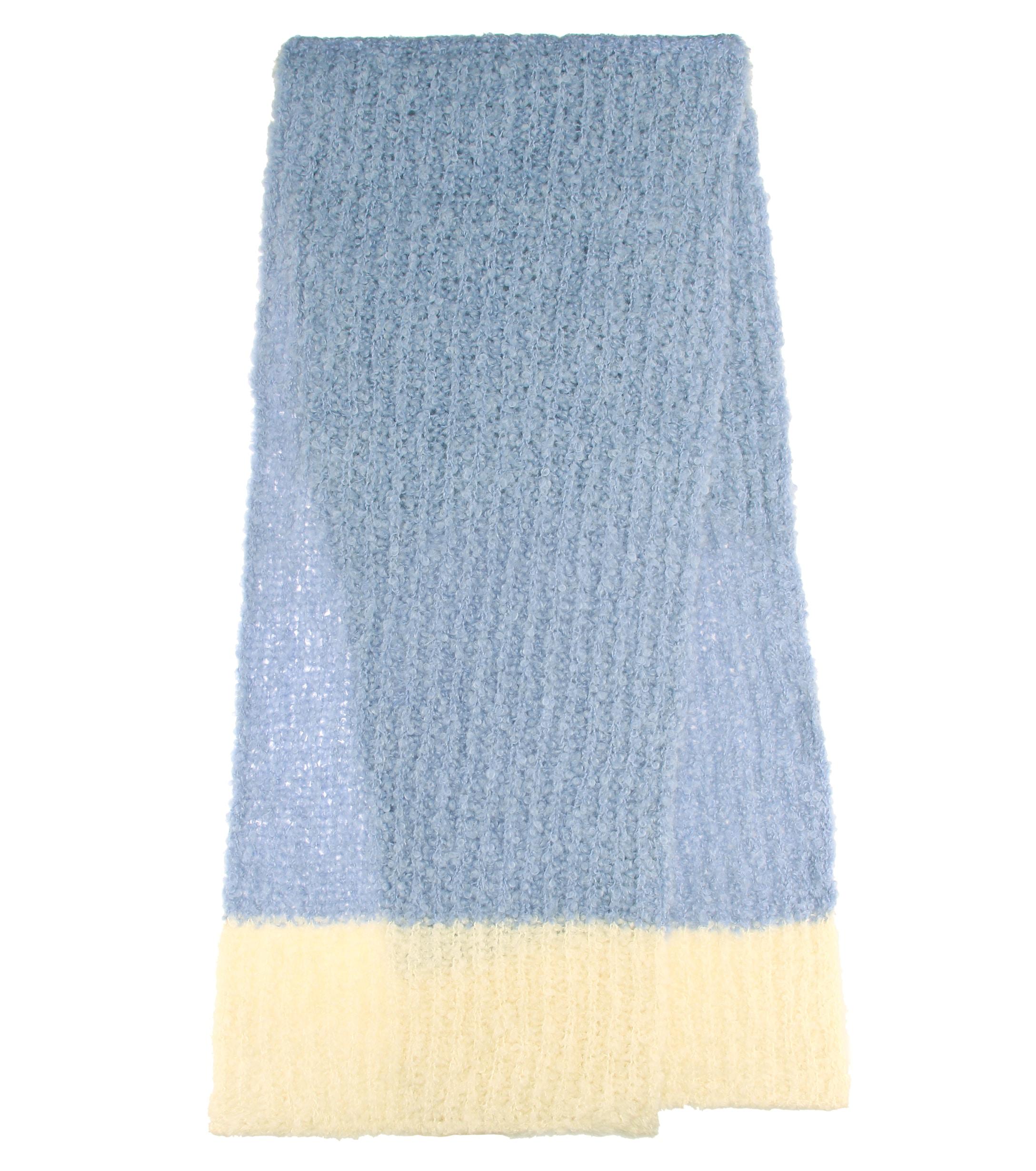 Jacquemus L'echarpe Wool And Mohair Scarf in Azure (Blue) - Save 20% - Lyst