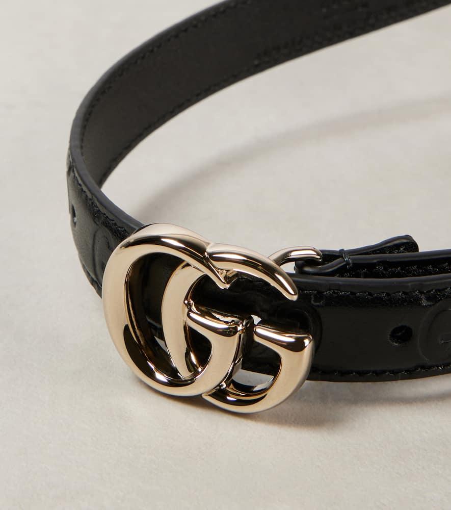 Mytheresa Gucci Gg Buckle Leather Belt Gucci Gg Marmont Leather