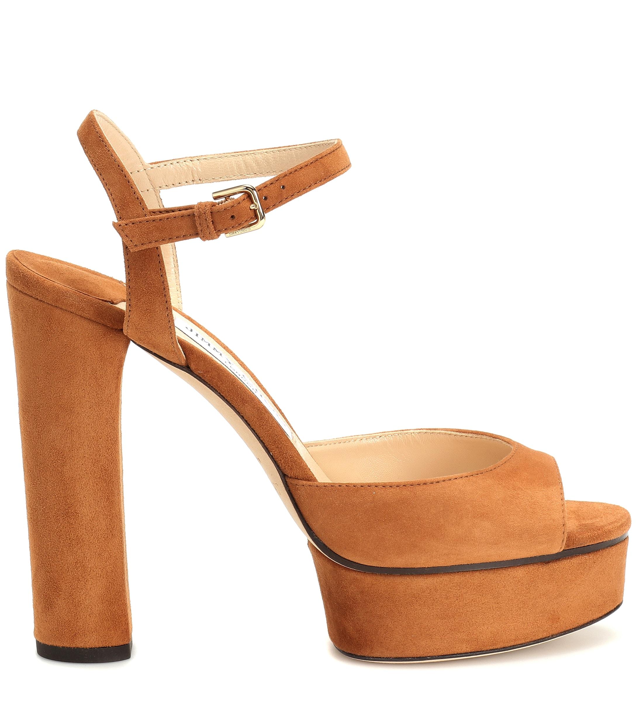 jimmy choo peachy platform sandals