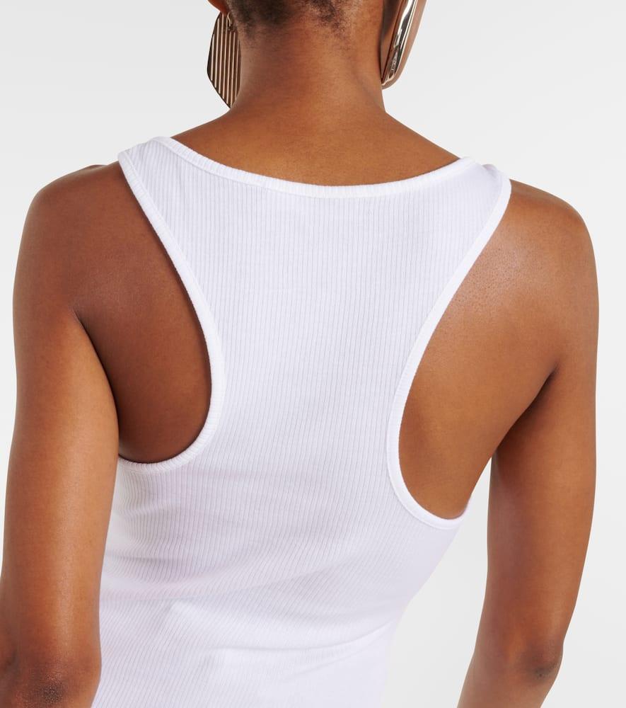 Y. Project Cotton Jersey Tank Top in White | Lyst