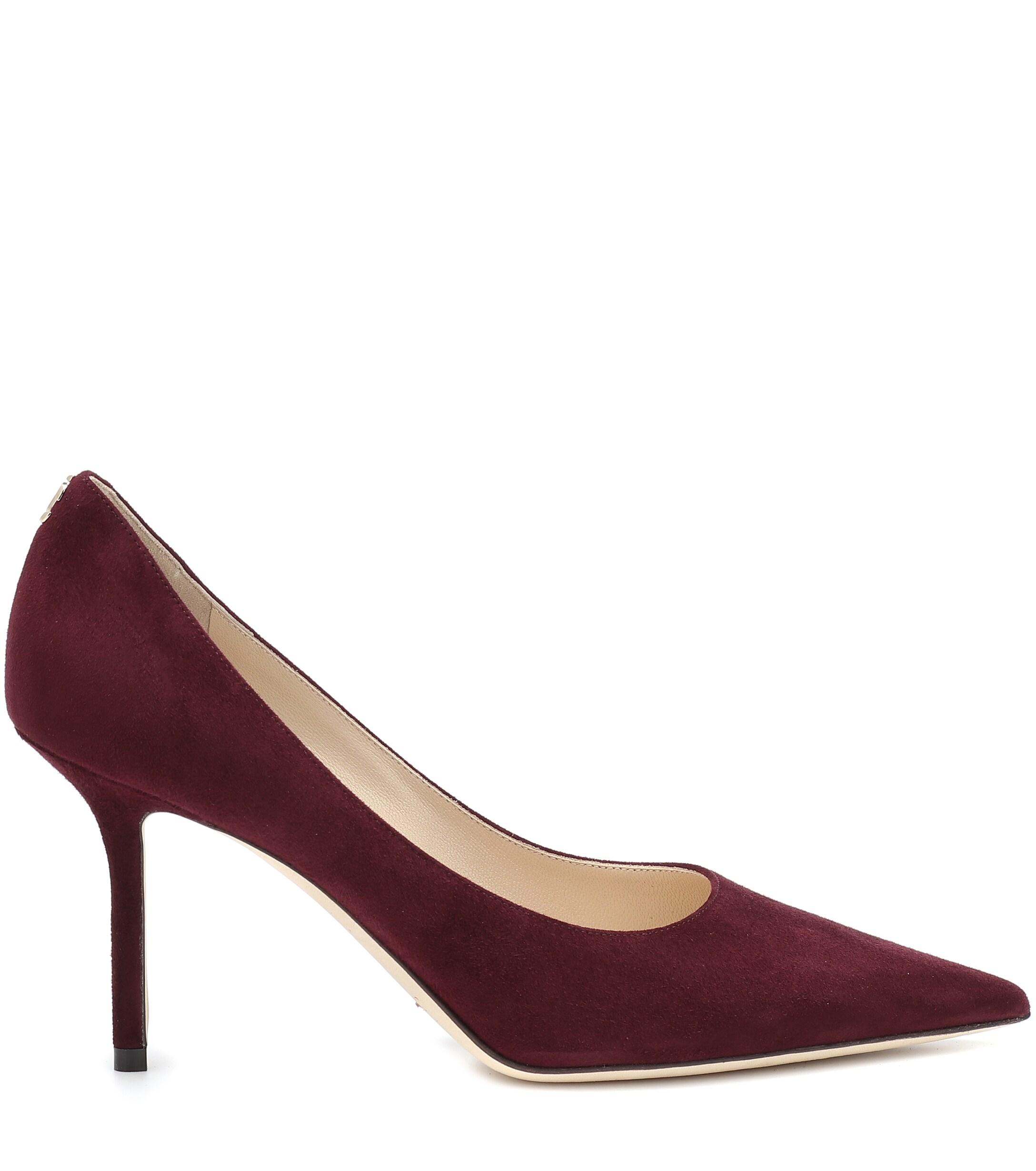 Jimmy Choo Love 85 Suede Pumps in Red - Save 6% - Lyst