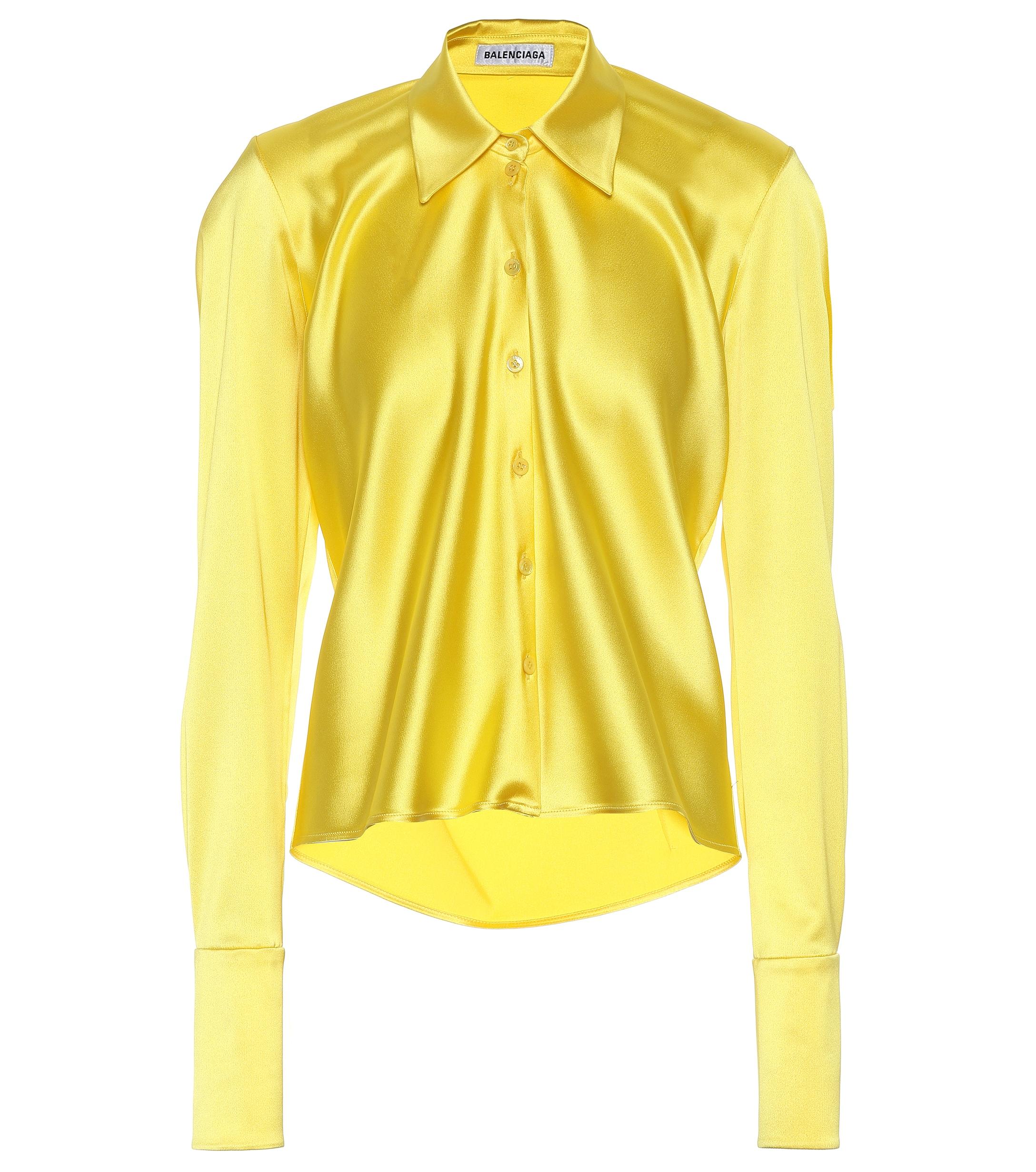 balenciaga shirt yellow