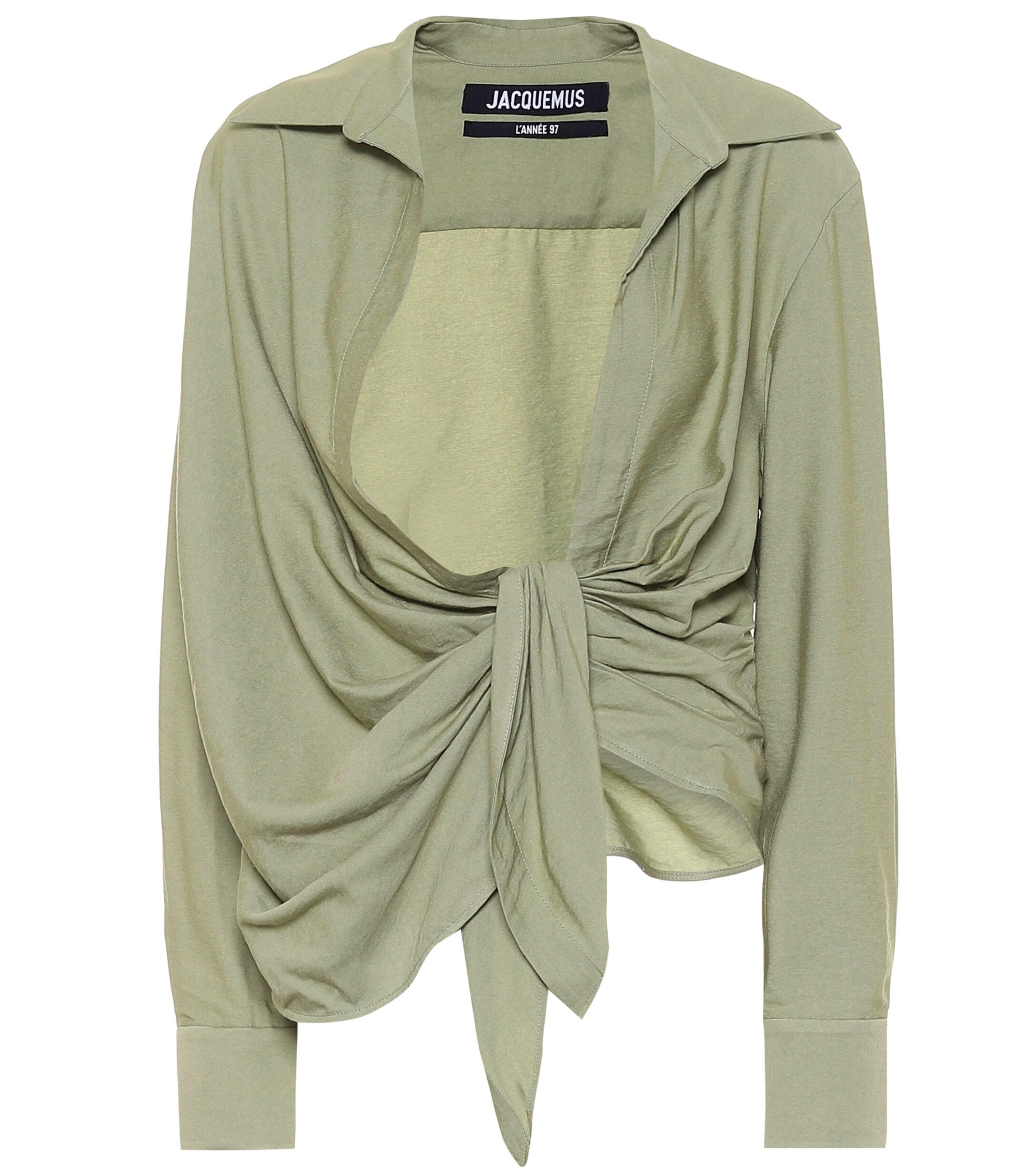 Jacquemus Synthetic La Chemise Bahia Shirt in Green | Lyst