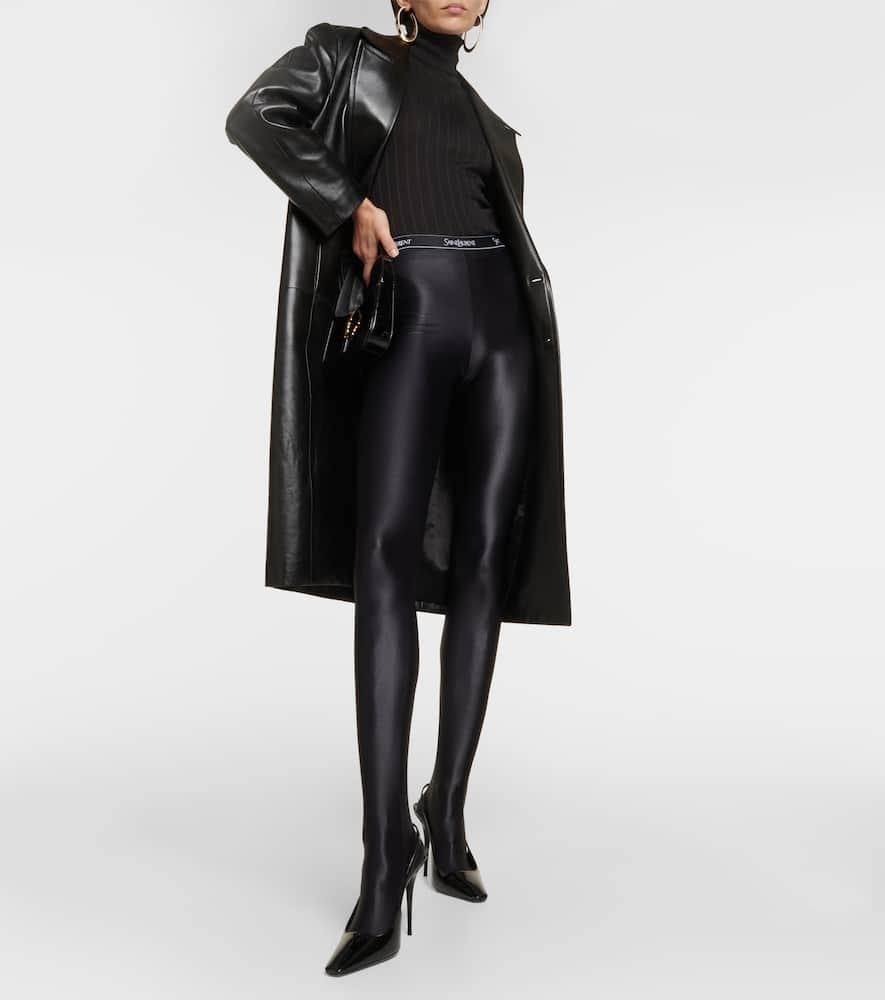 【関税&送料込】Saint Laurent Black Cashmere Leggings Women's Saint Laurent Leggings | Lyst