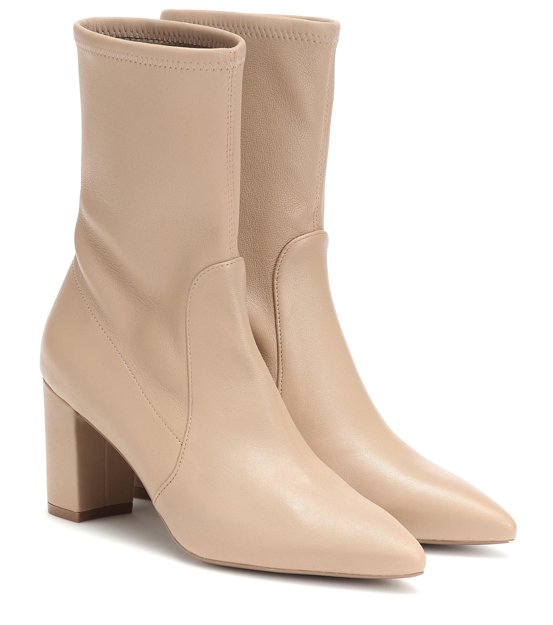 stuart weitzman low heel boots