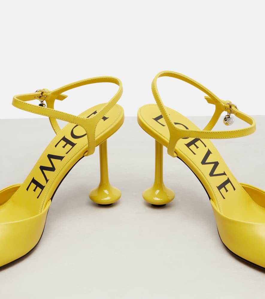 LOEWE レザー トイ パンプス90◆イエロー Loewe Toy 90 Leather Pumps in Yellow | Lyst