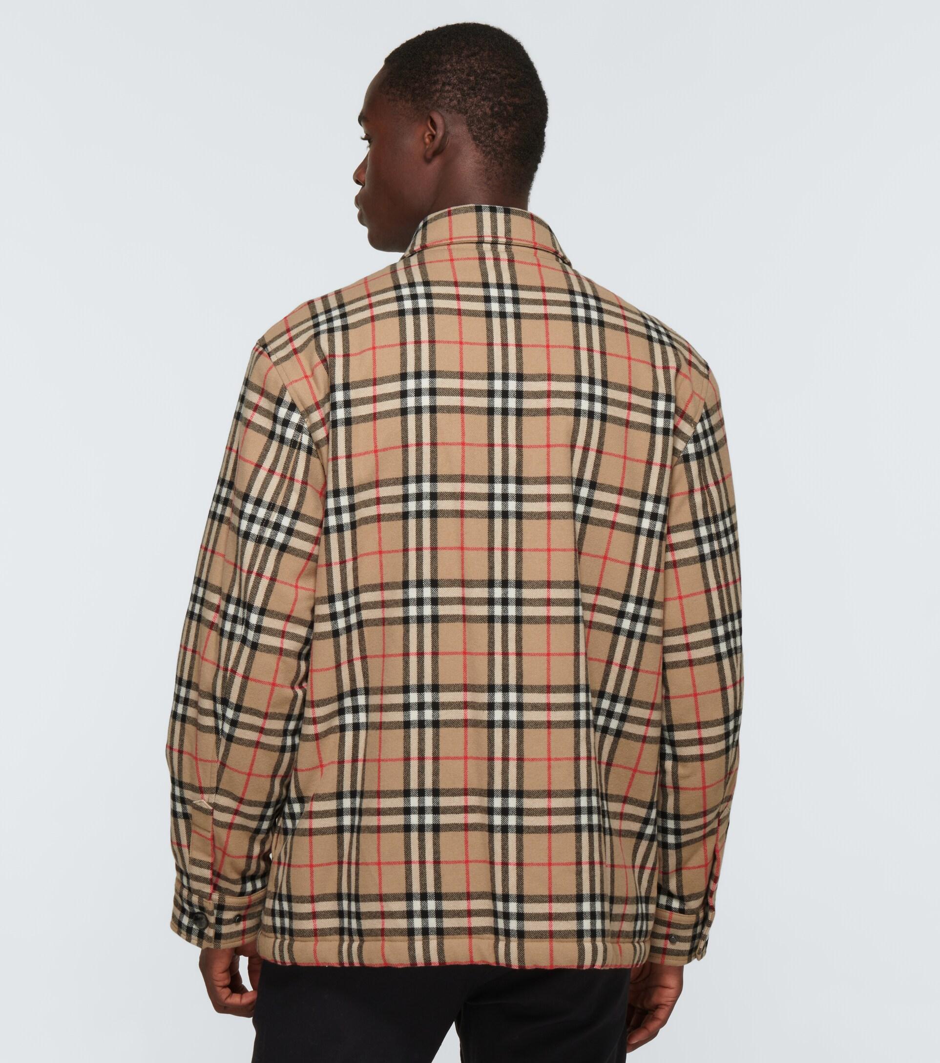 Burberry Wool Calmore Overshirt in 