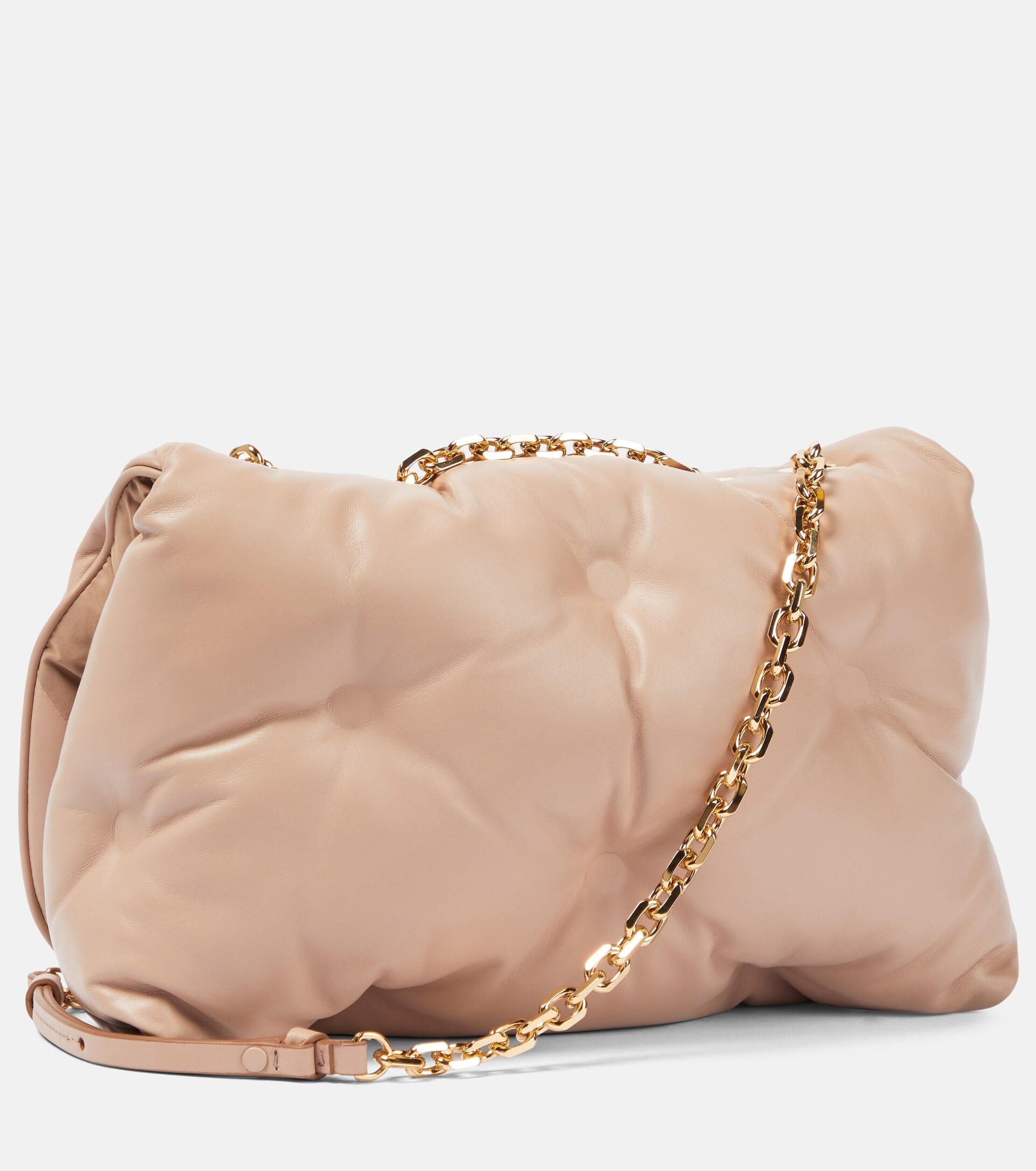 Maison Margiela Glam Slam Flap Mini Crossbody Bag in Natural | Lyst