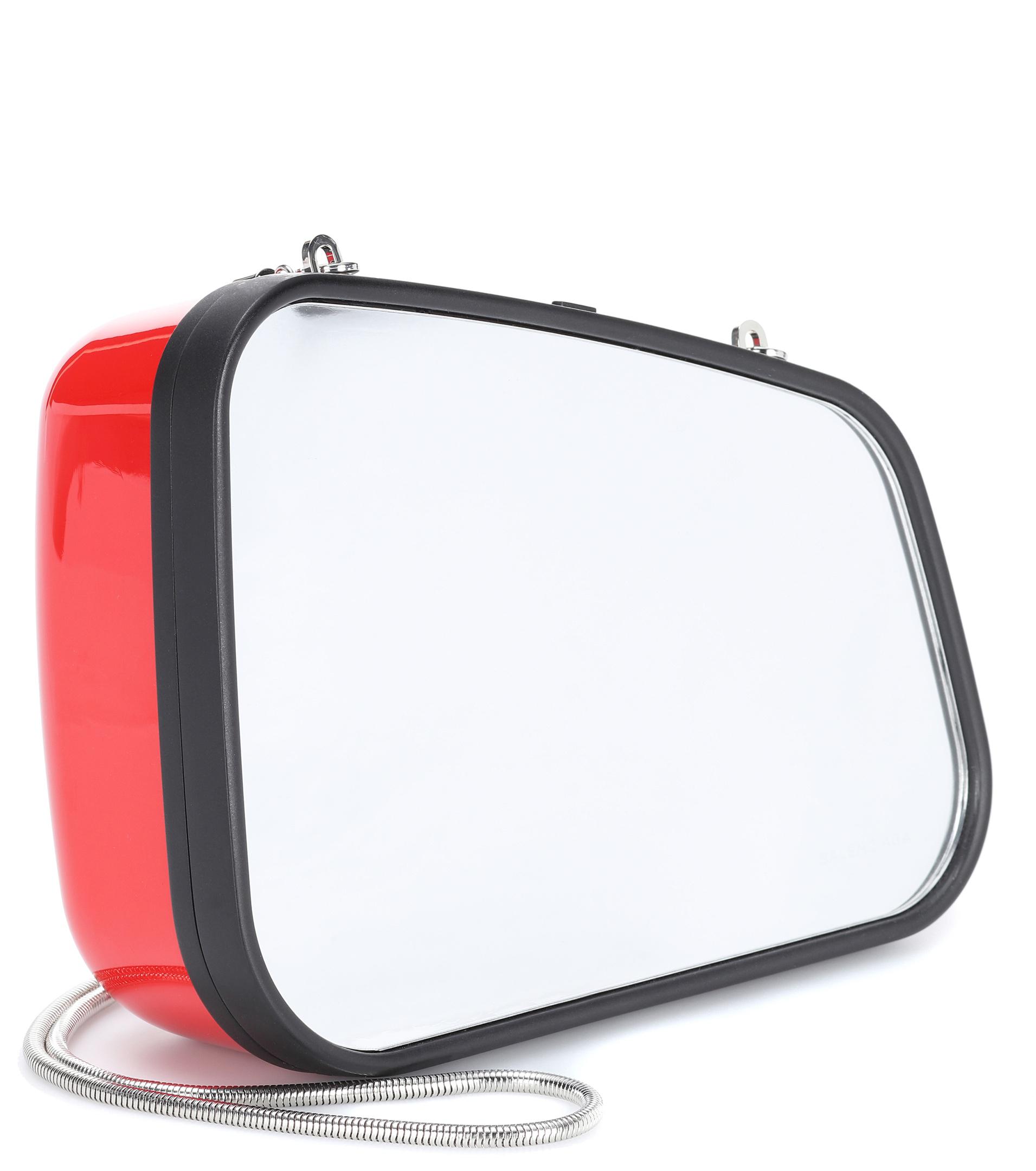 Balenciaga Car Mirror Clutch in Red | Lyst