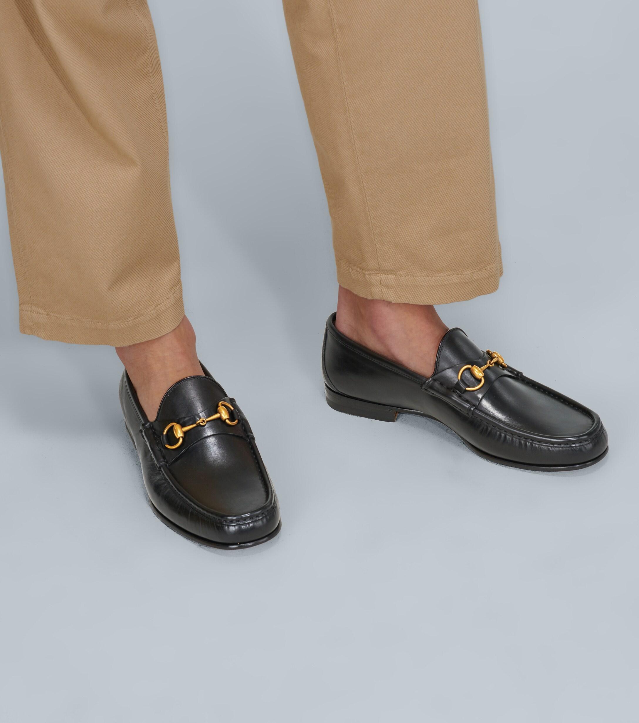 Gucci 1953 Horsebit Leather Loafer in Black for Men - Save 36% | Lyst