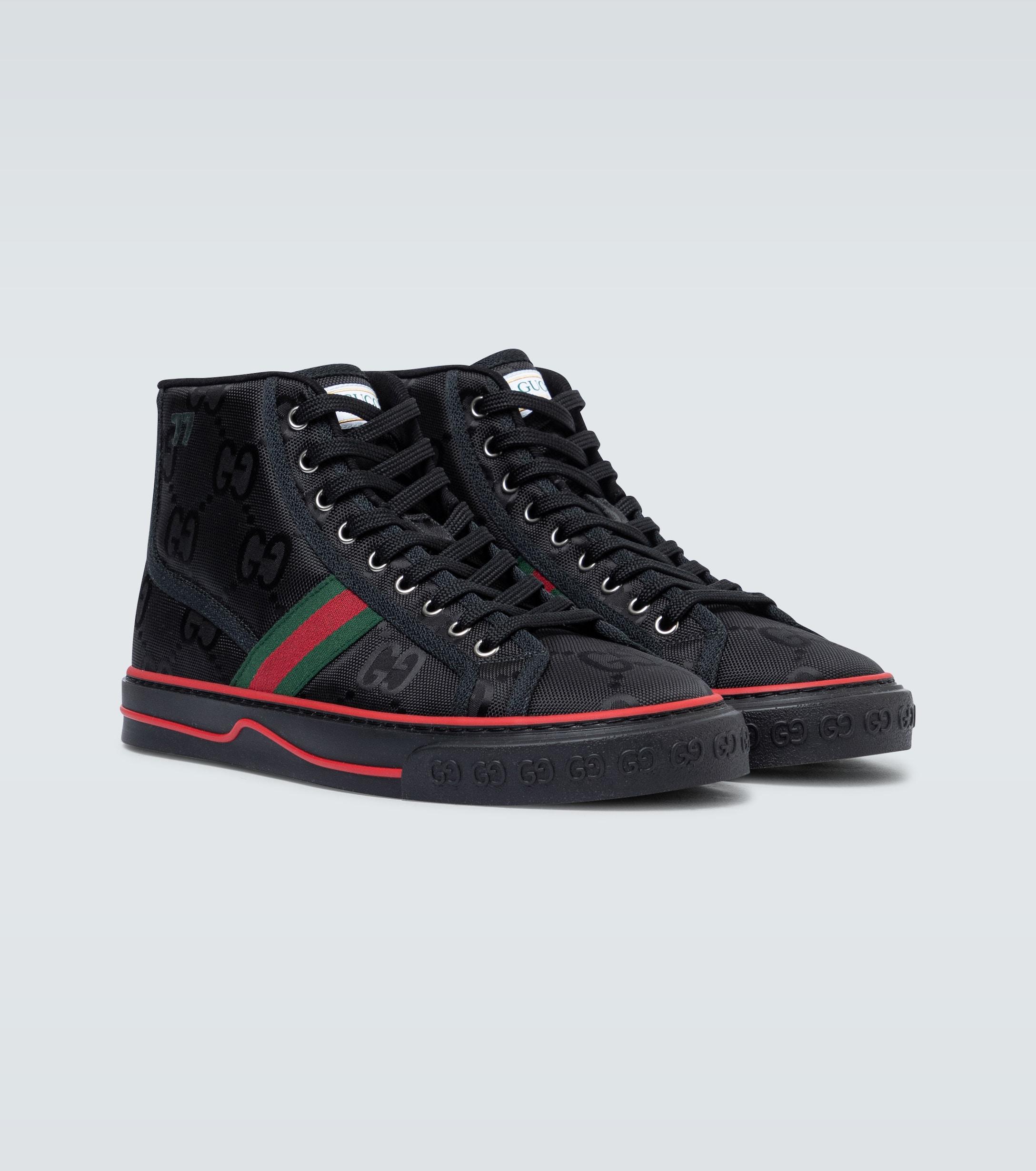 Gucci Synthetic Off The Grid High-top Sneakers in Black - Lyst
