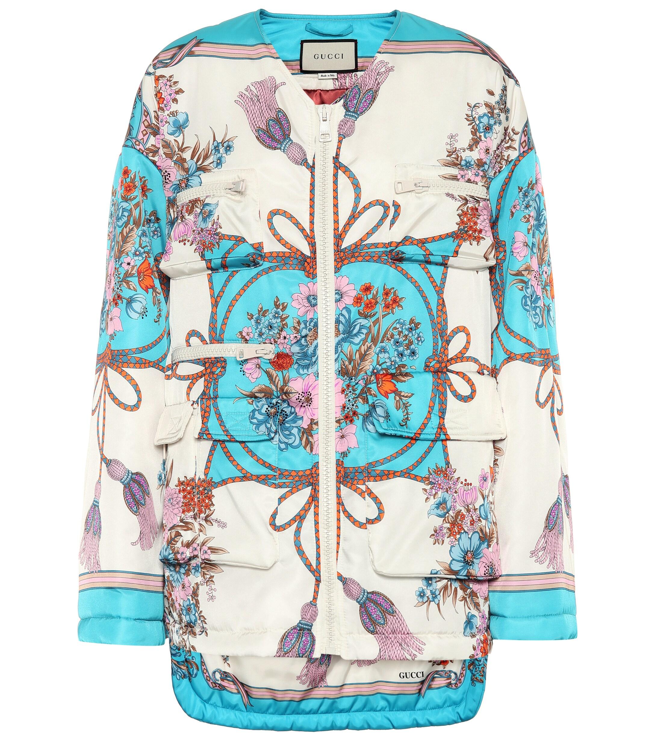 gucci floral print jacket