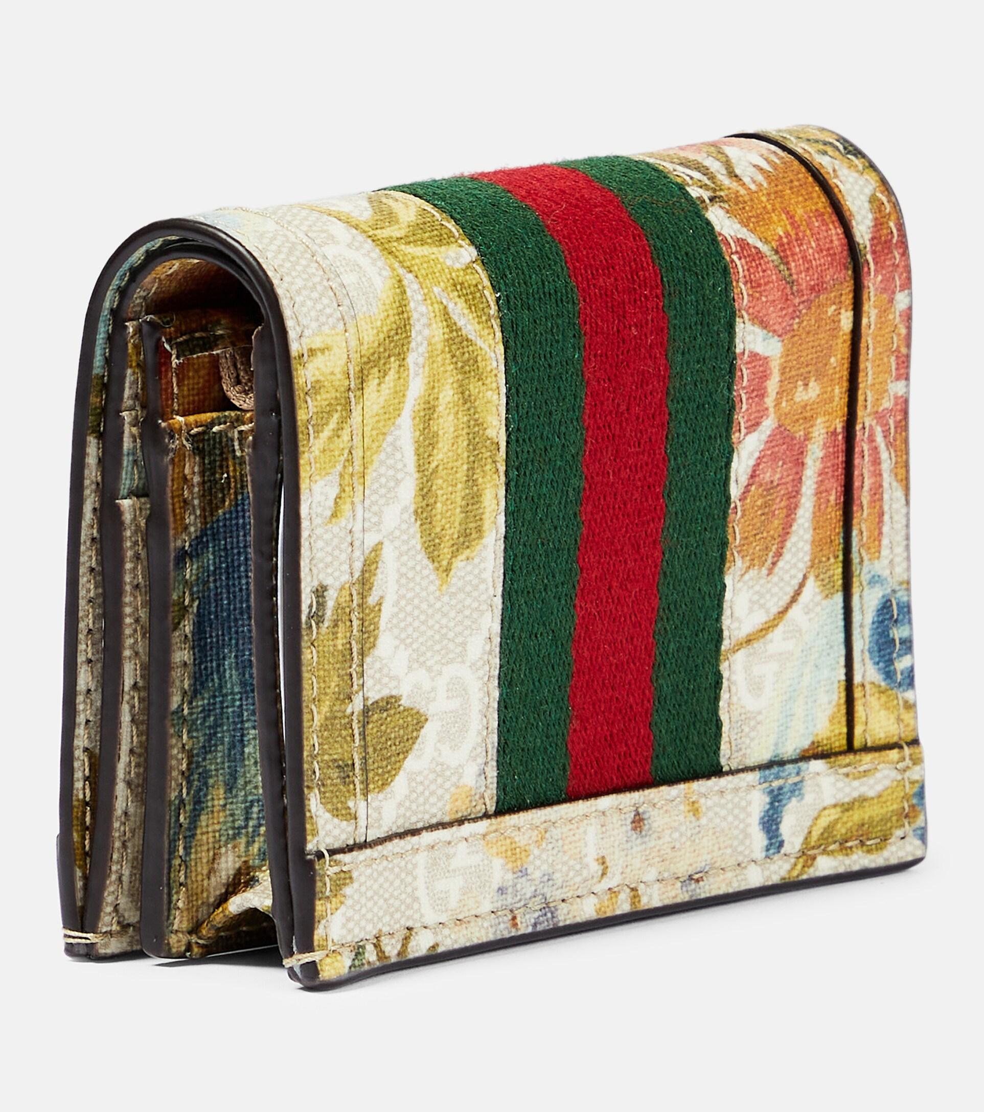 Gucci Ophidia Printed Coated-canvas Wallet