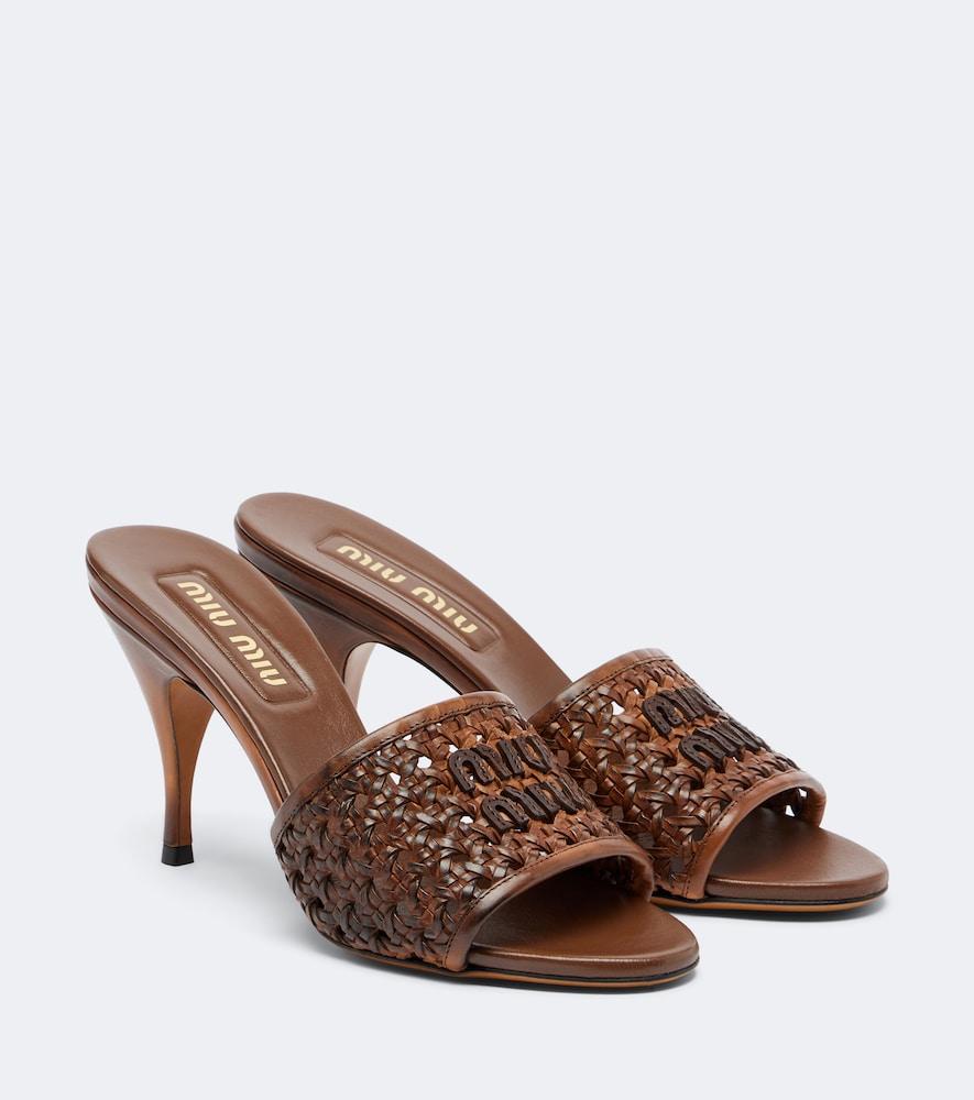 Miu Miu Mule shoes for Women | Online Sale up to 70% off | Lyst